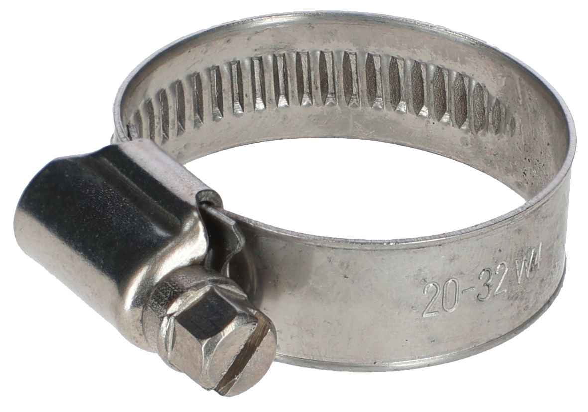 Schlauchschelle W4 12mm 20-32mm (3/4") Edelstahl