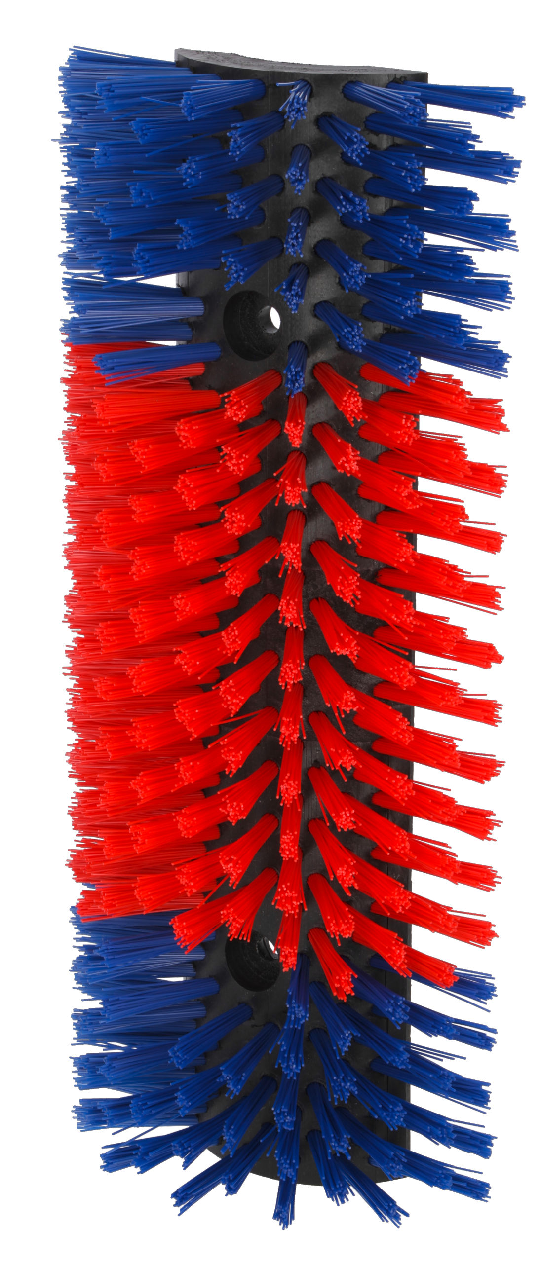 Halbrunde Kratzbürste Betty blau-rot