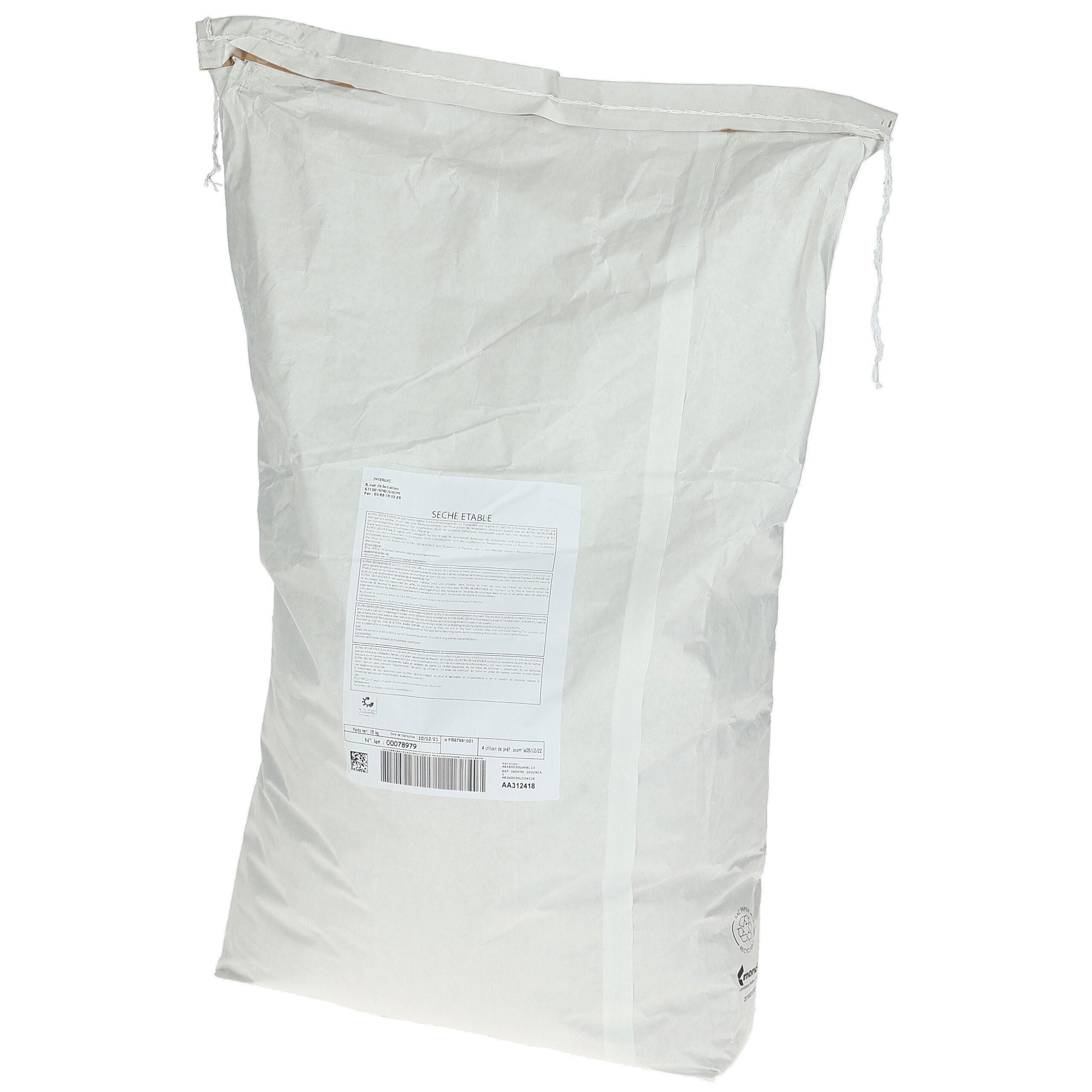 Seche-etable 25 kg (Stalltrockenmittel)