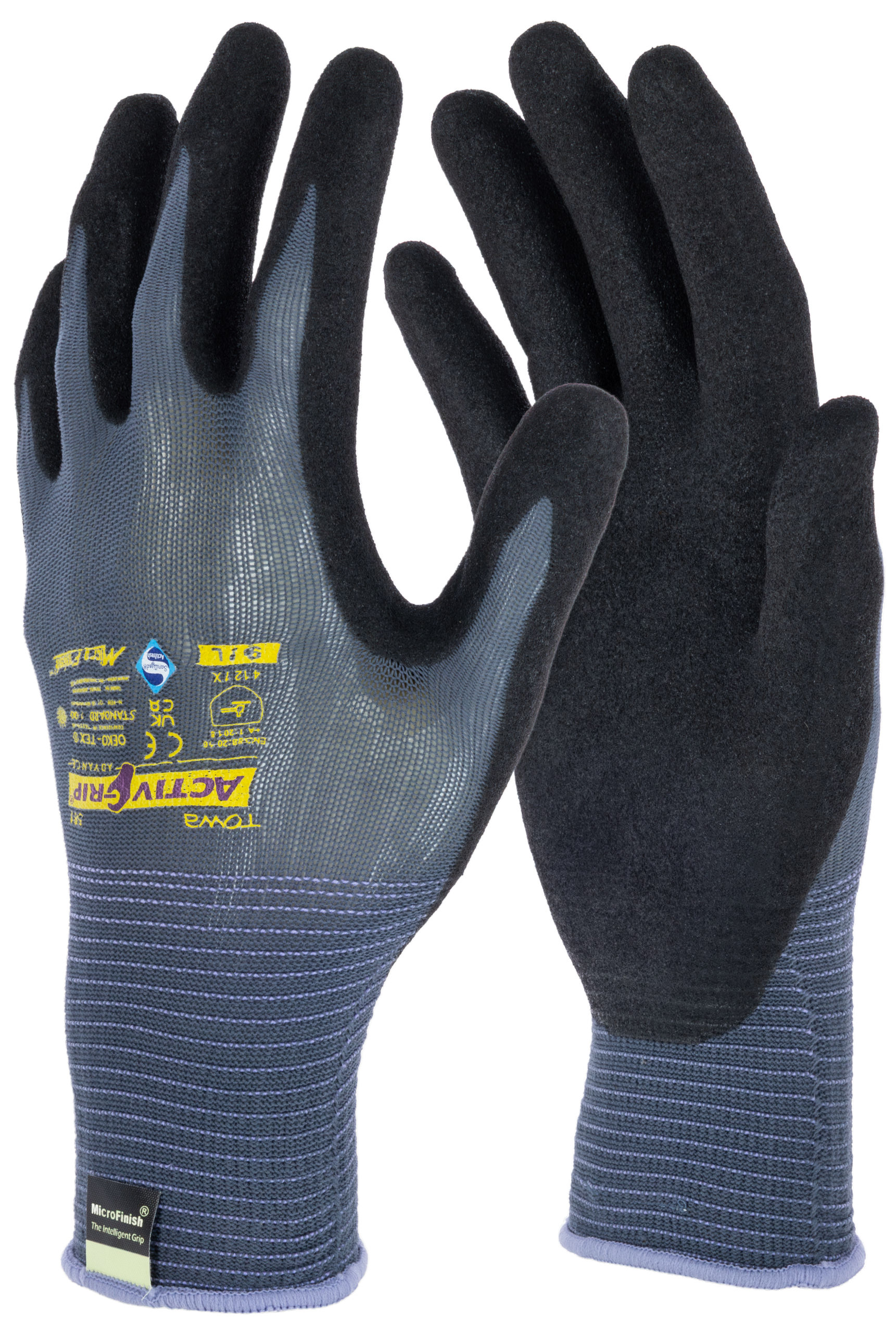 Handschuh ActivGrip Advance, 7/S lila, Arbeit, SB-Ware