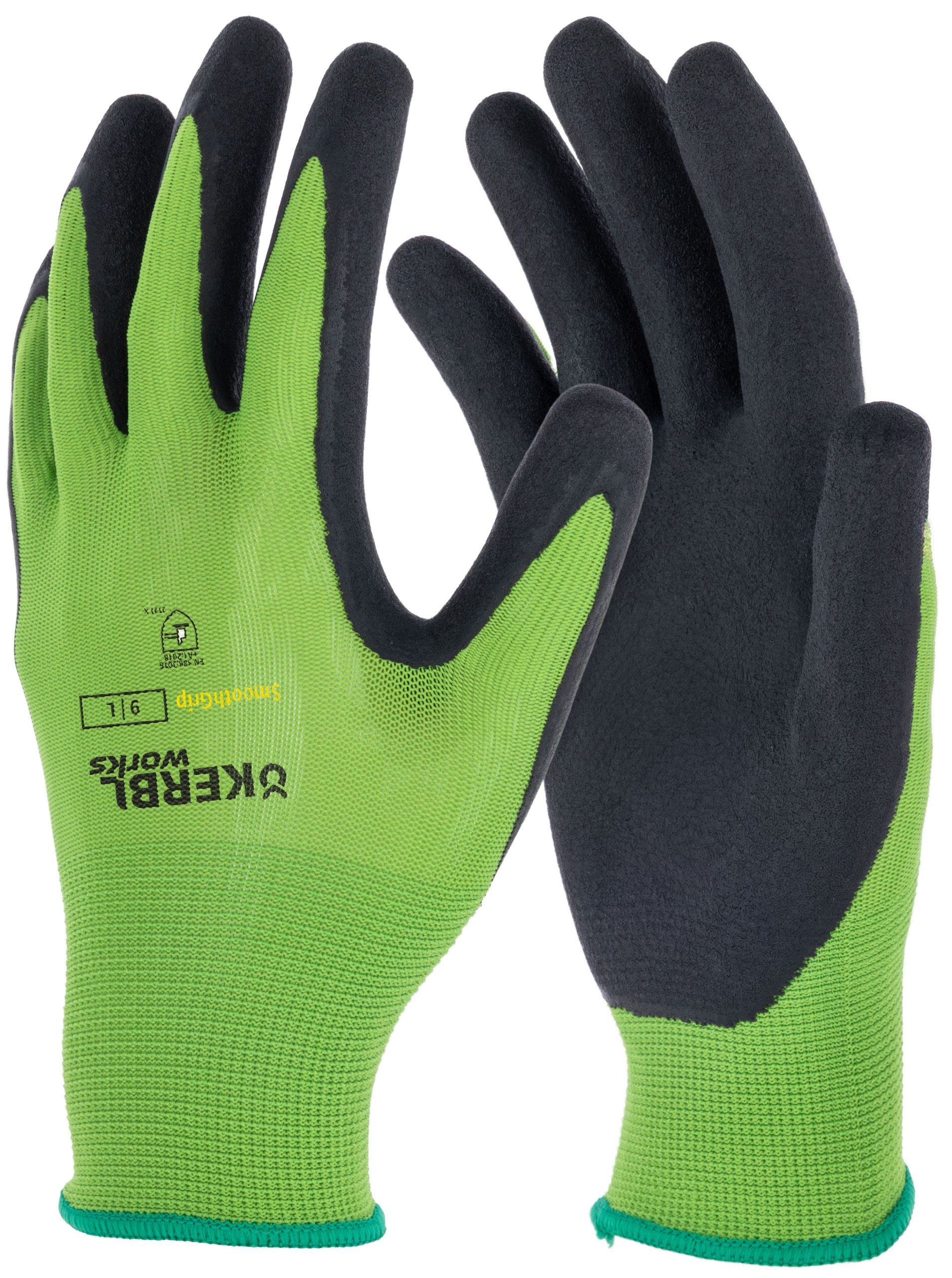 Handschuh SmoothGrip, 8/M grün, Garten