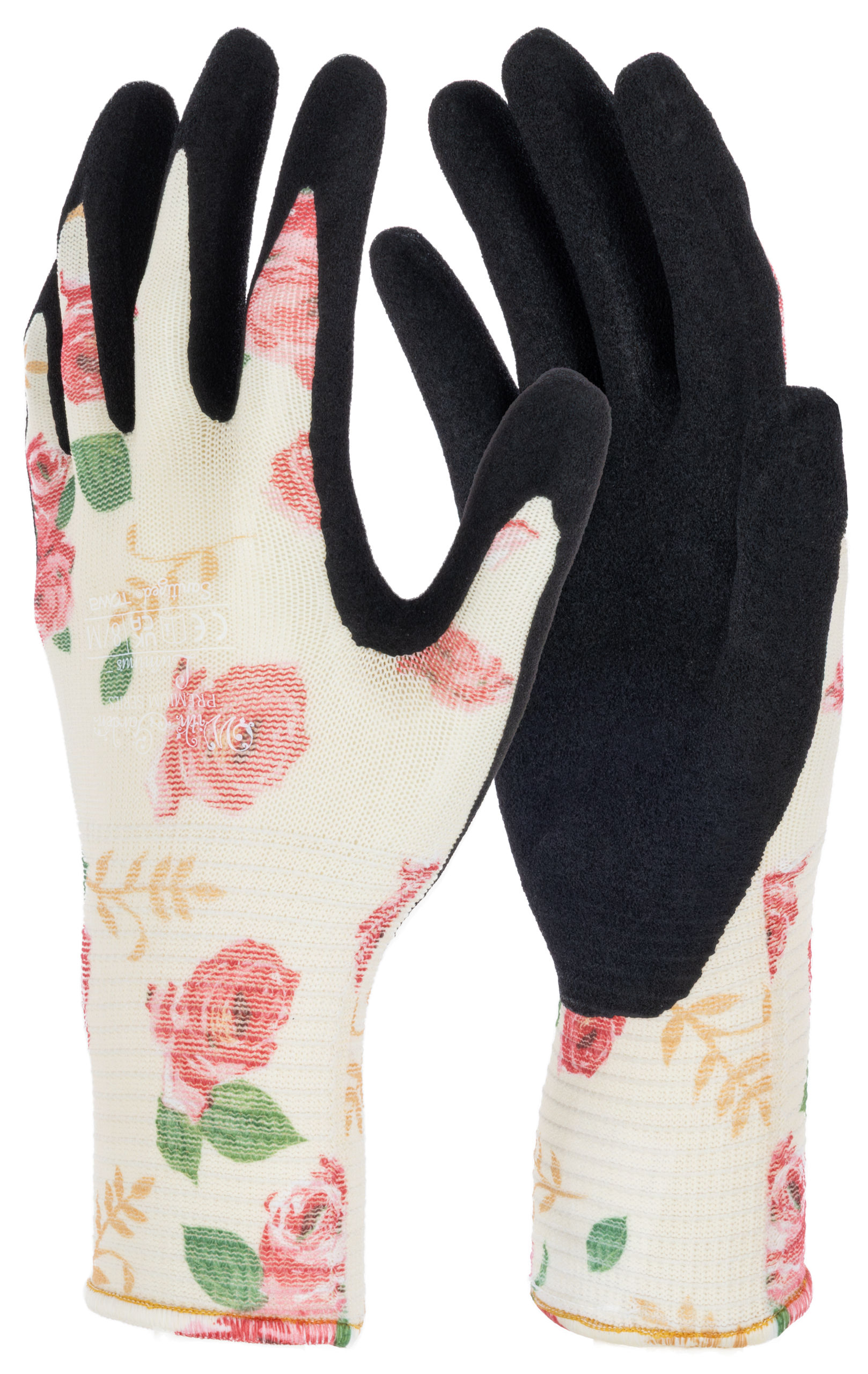 Handschuh WG Premium Luminus, 8/M geblümt, Garten, SB-Ware