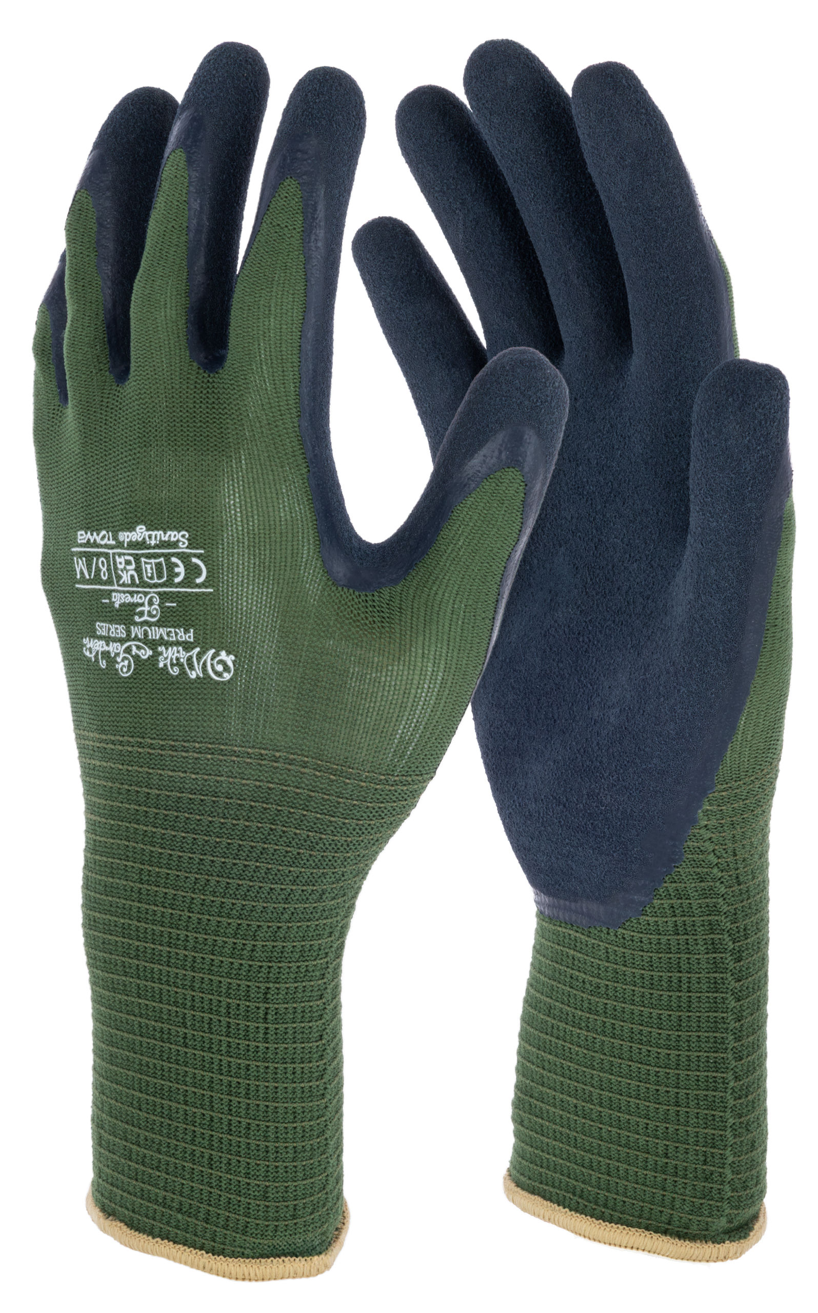 Handschuh WG Premium Foresta, 7/S grün, Garten, SB-Ware