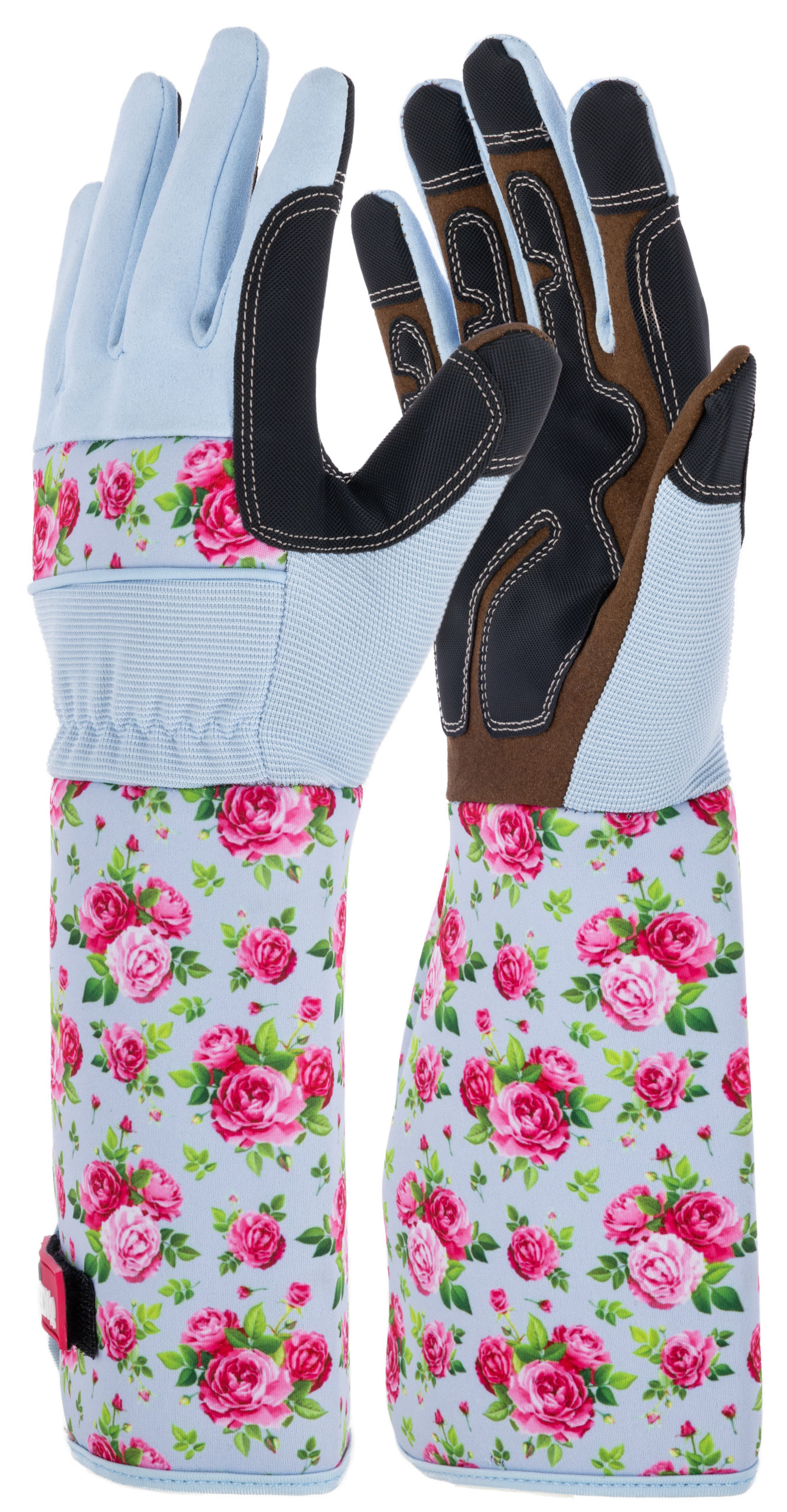 Handschuh Rose Garden, 8/M geblümt, Spezial, SB-Ware