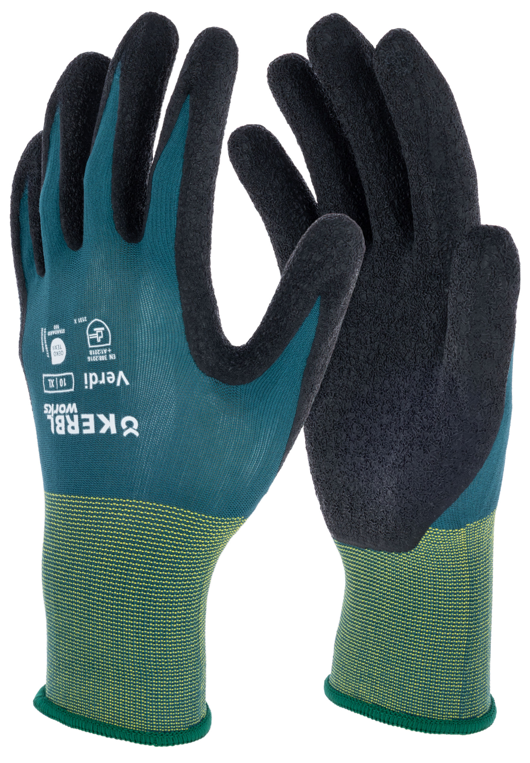 Handschuh Verdi, 10/XL grün, Arbeit, SB-Ware