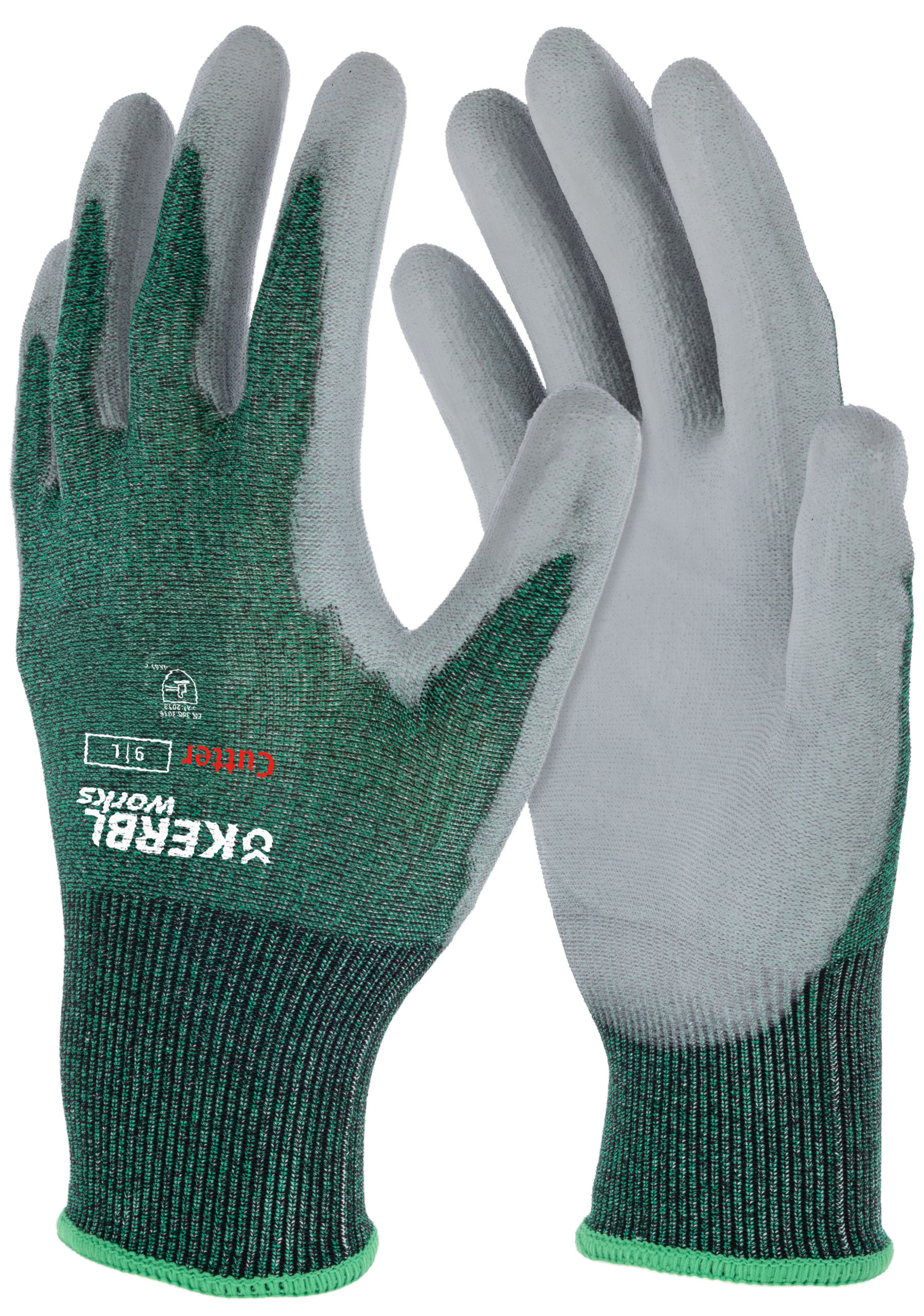 Handschuh Cutter, 11/XXL grau/grün, Spezial, SB-Ware