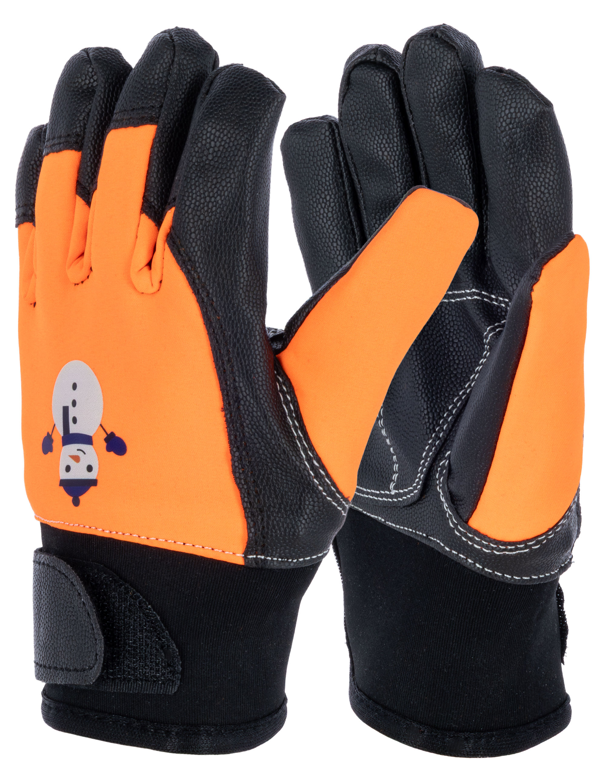 Handschuh Mini Winter, 4/XXXS orange/schwarz, Kinder, SB-Ware