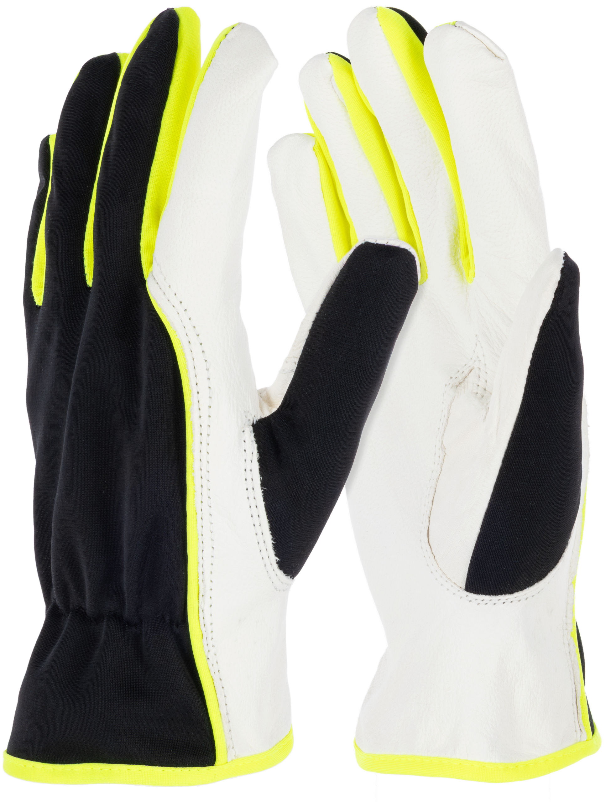 Handschuh Pan, 9/L schwarz, Arbeit, Leder, SB-Ware