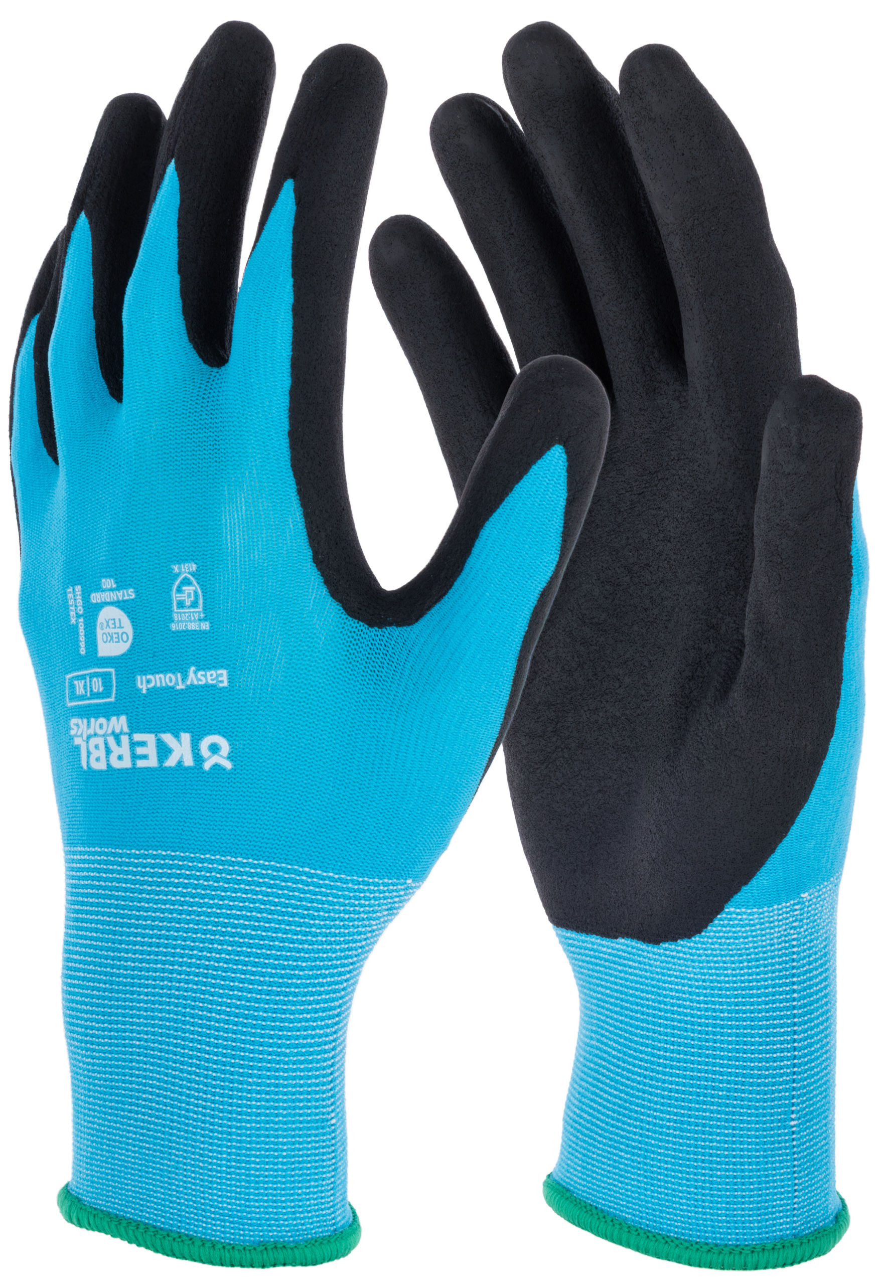 Handschuh EasyTouch, 10/XL blau, Arbeit, SB-Ware