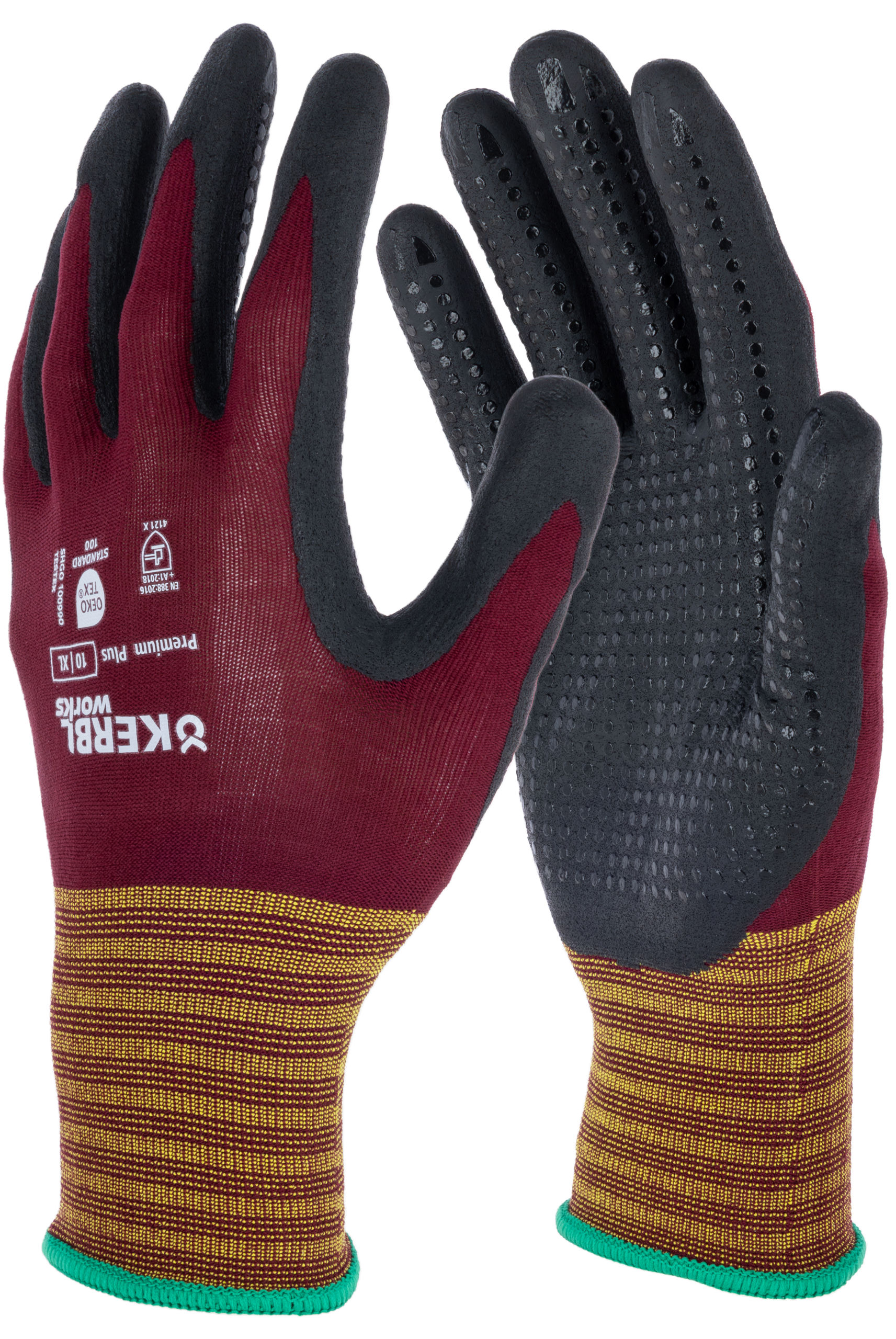 Handschuh Premium Plus, 12/XXXL rot, Arbeit, SB-Ware