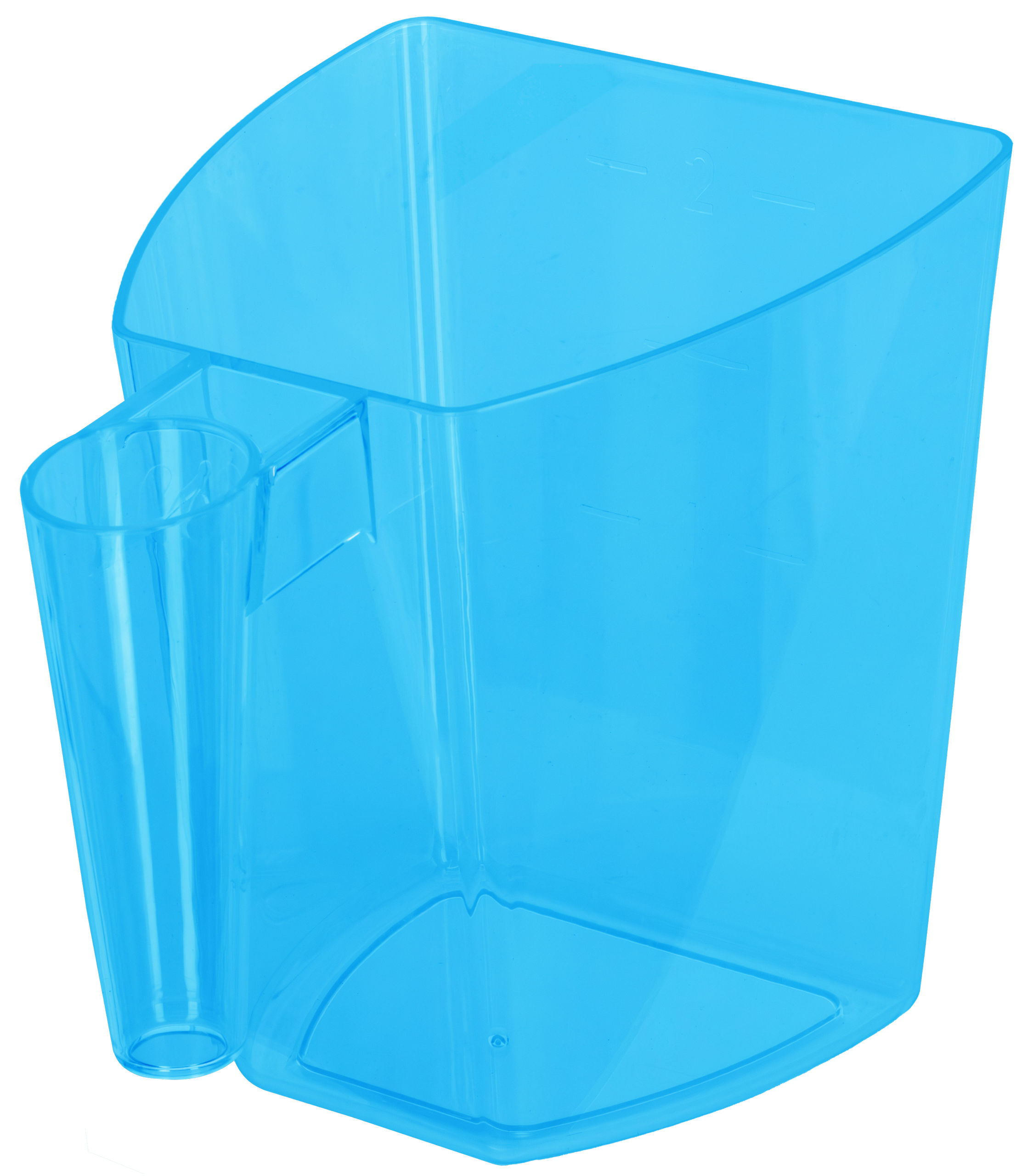 Futterschaufel transparent, 2kg, royalblau