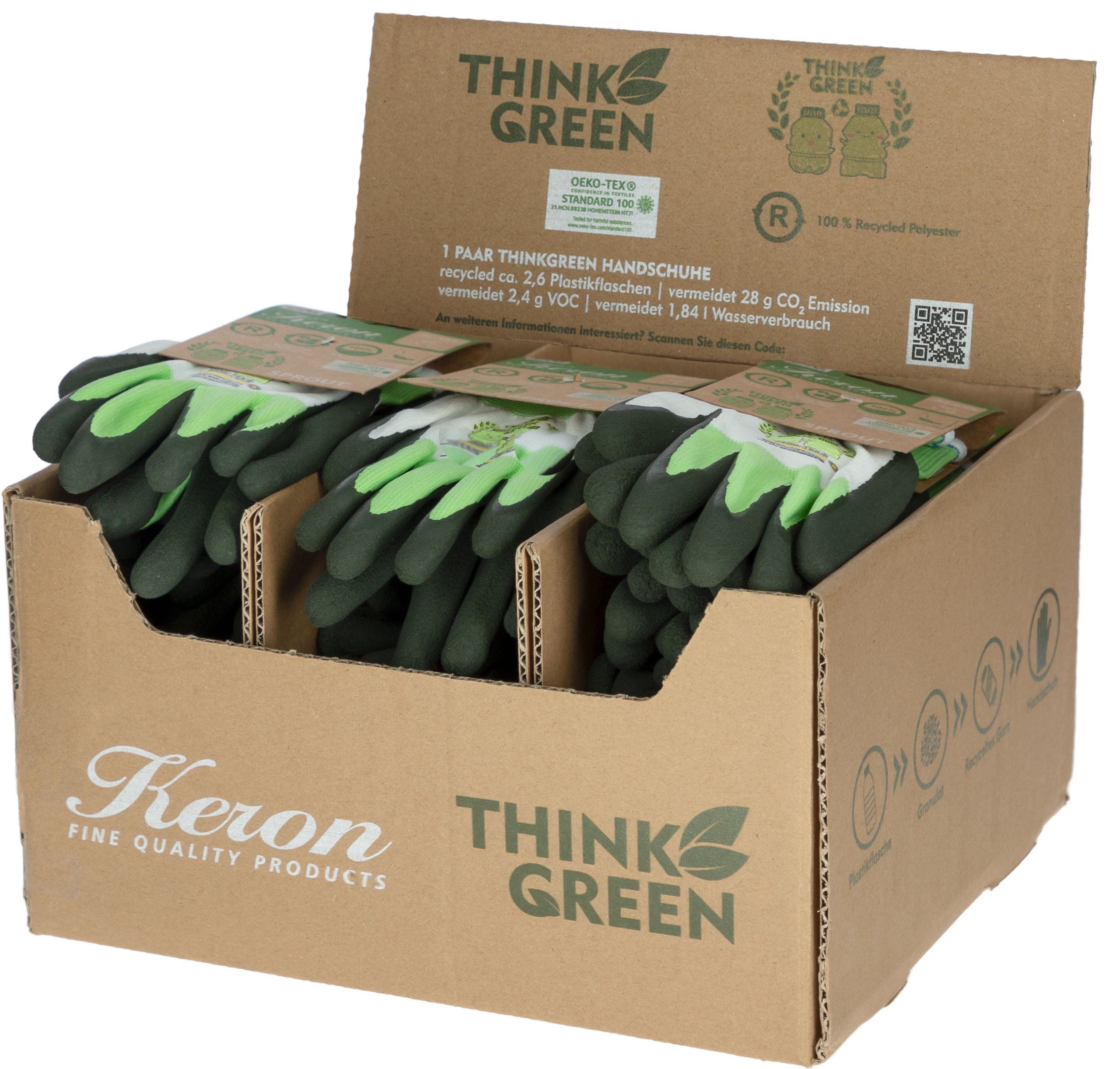 Thekendisplay  Sprout recycled Kinder, 3x6 Paar