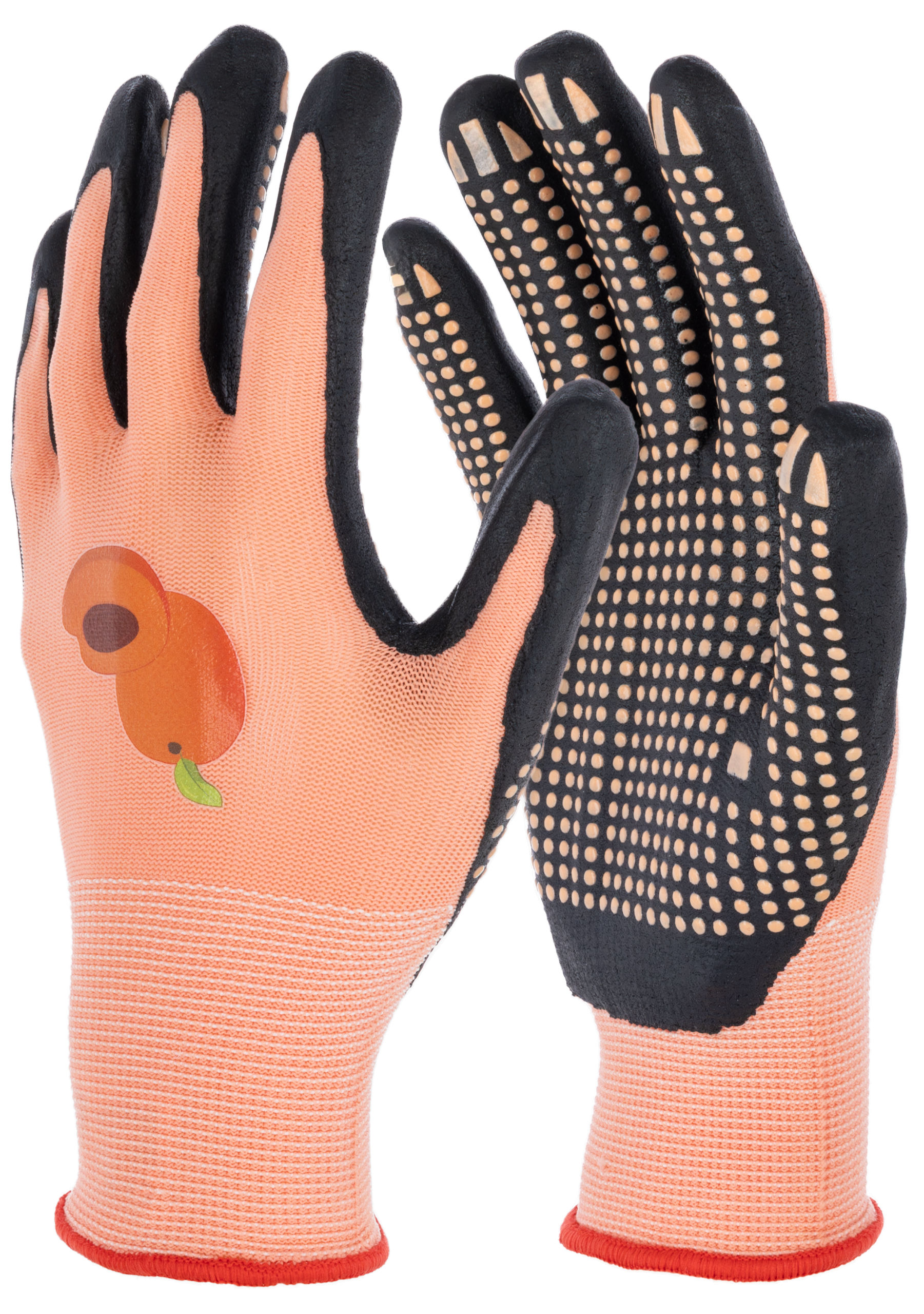 Handschuh Blossom, 8/M orange, Garten, SB-Ware