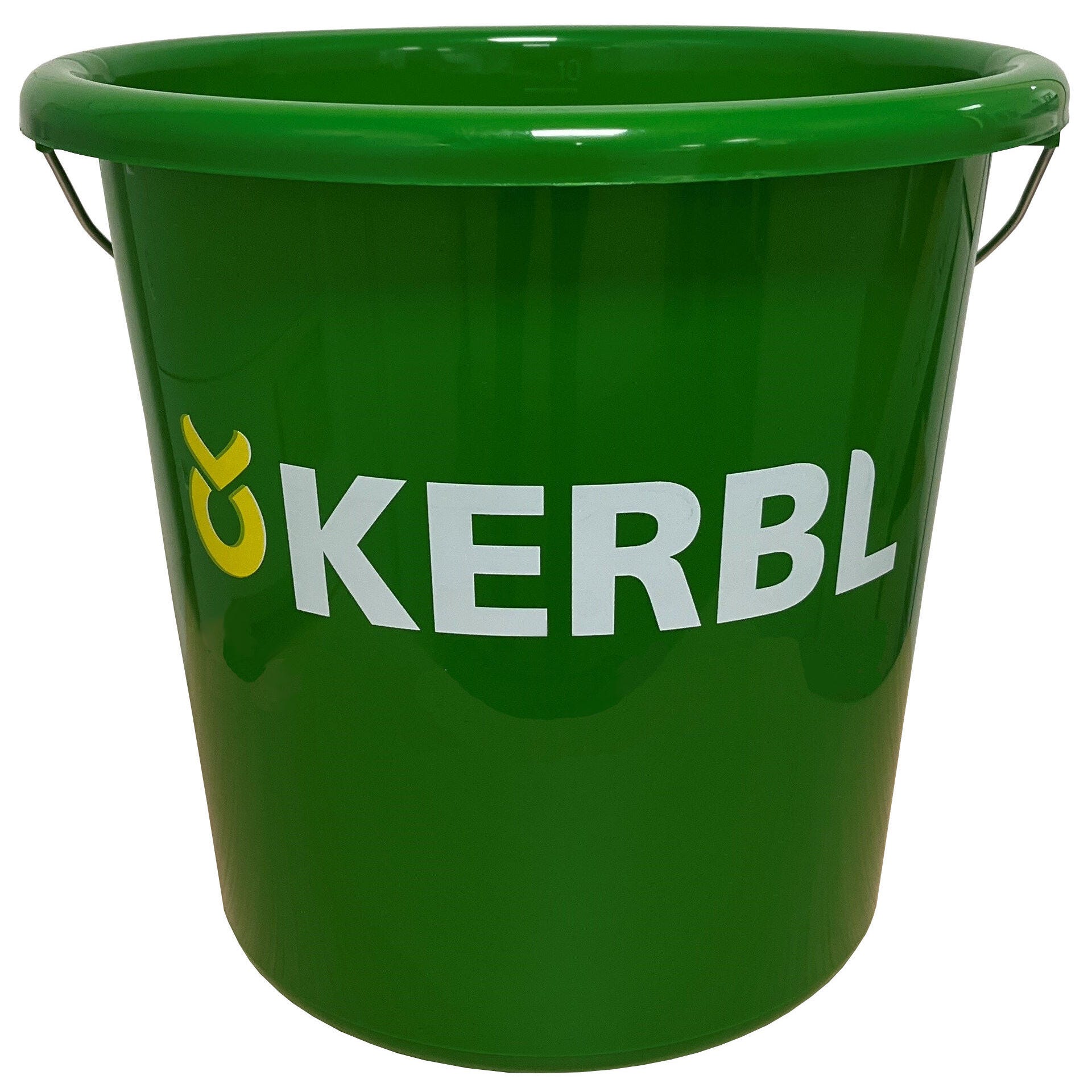 Universaleimer grün, 10 Liter Metallbügel+ Aufdruck ,,Kerbl"