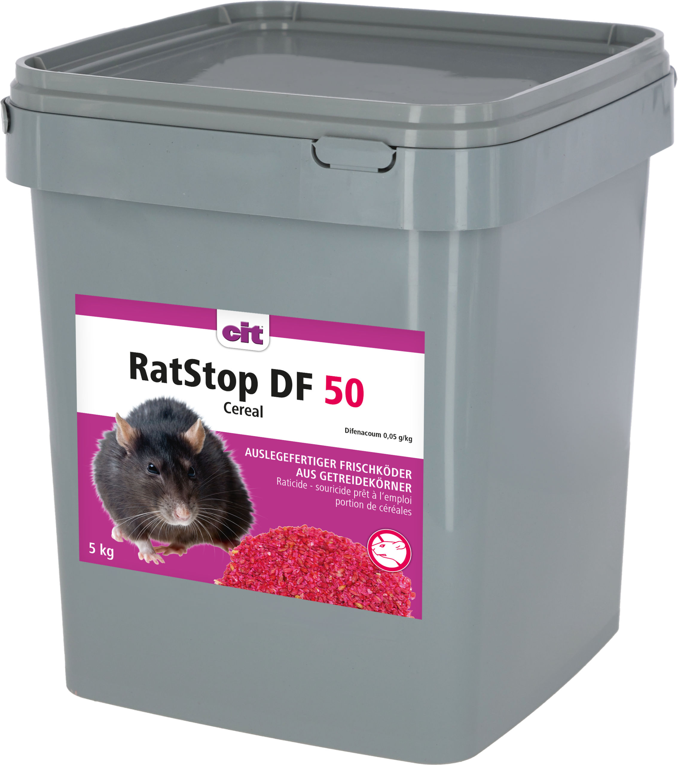 RatStop DF Cereal 50, 5kg Difenacoum