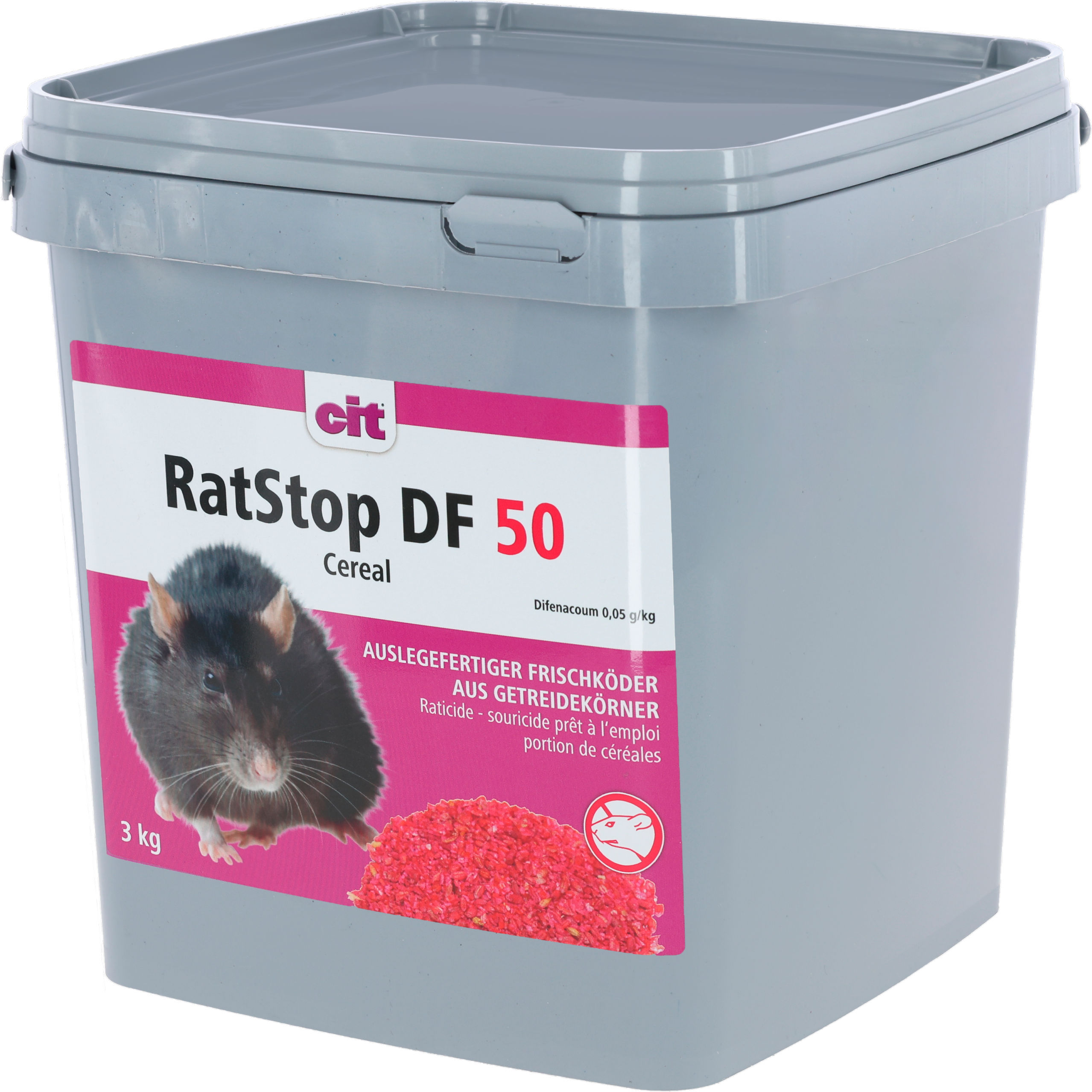 RatStop DF 50 Cereal, 3000g Difenacoum