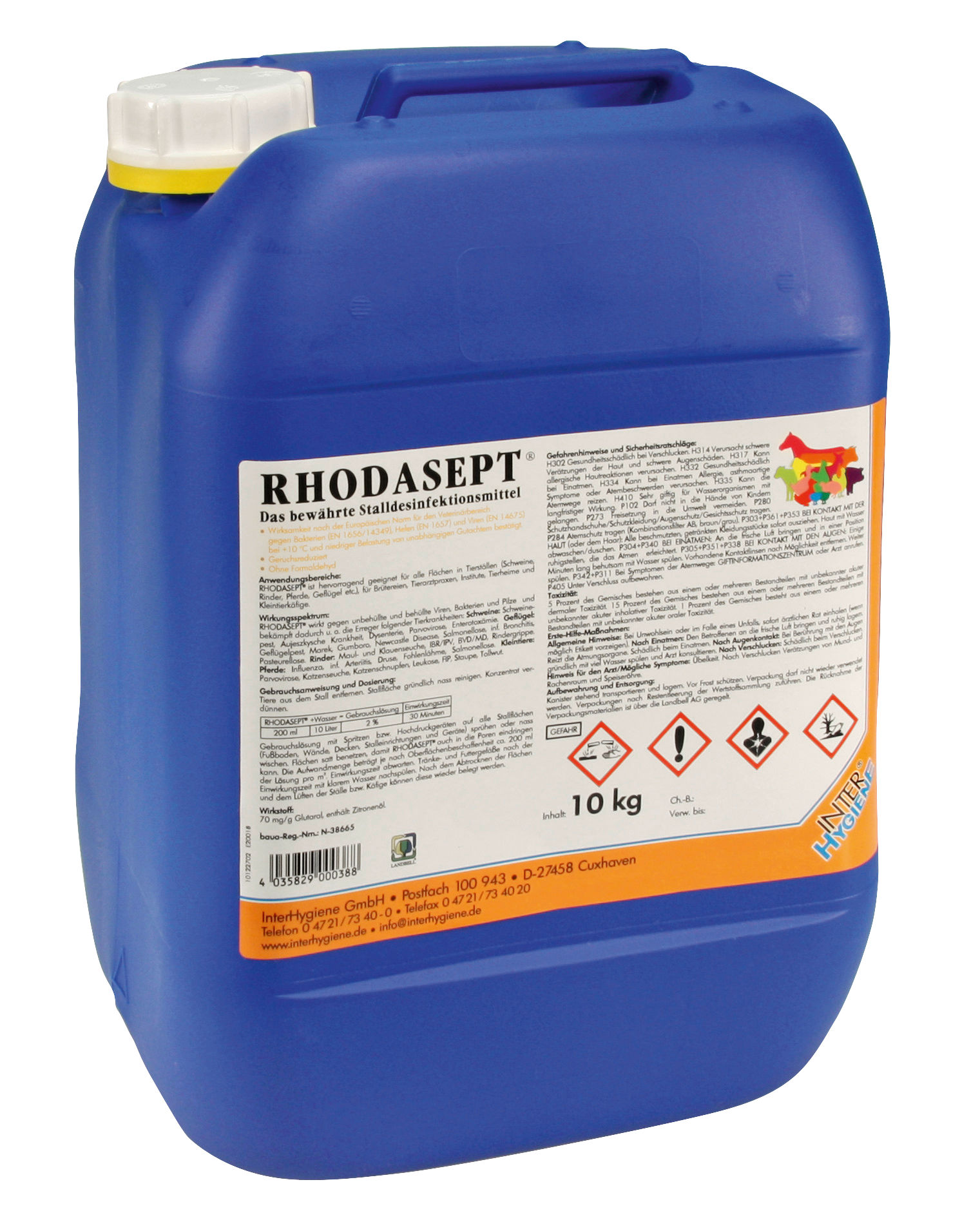 Rhodasept Stalldesinf. 10kg