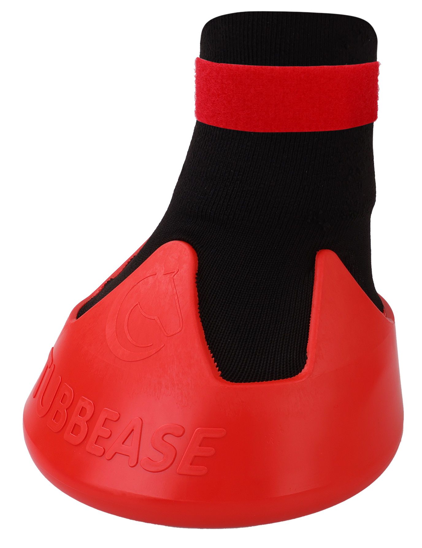 Tubbease 145 mm, rot, Behandlungsschuh f. Pferdehufe