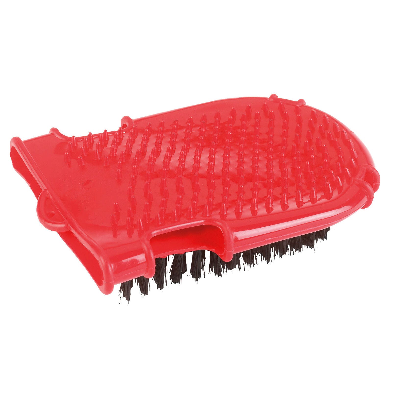 Putzhandschuh aus Kunststoff, rot