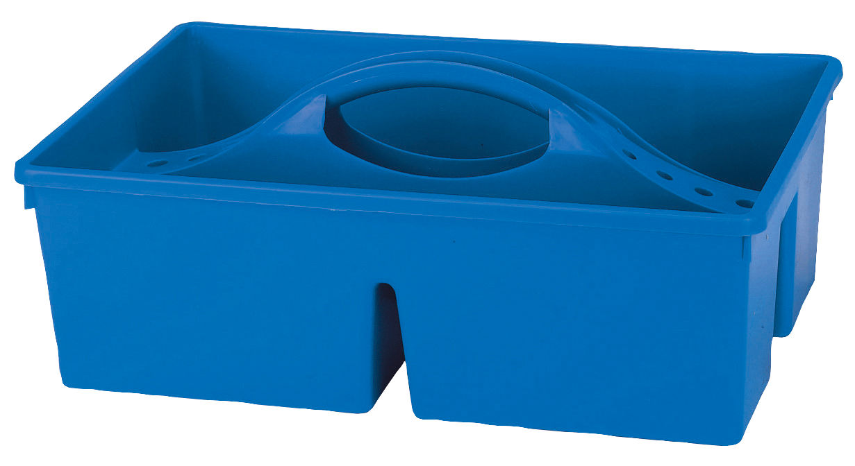 Putzkasten offen, blau