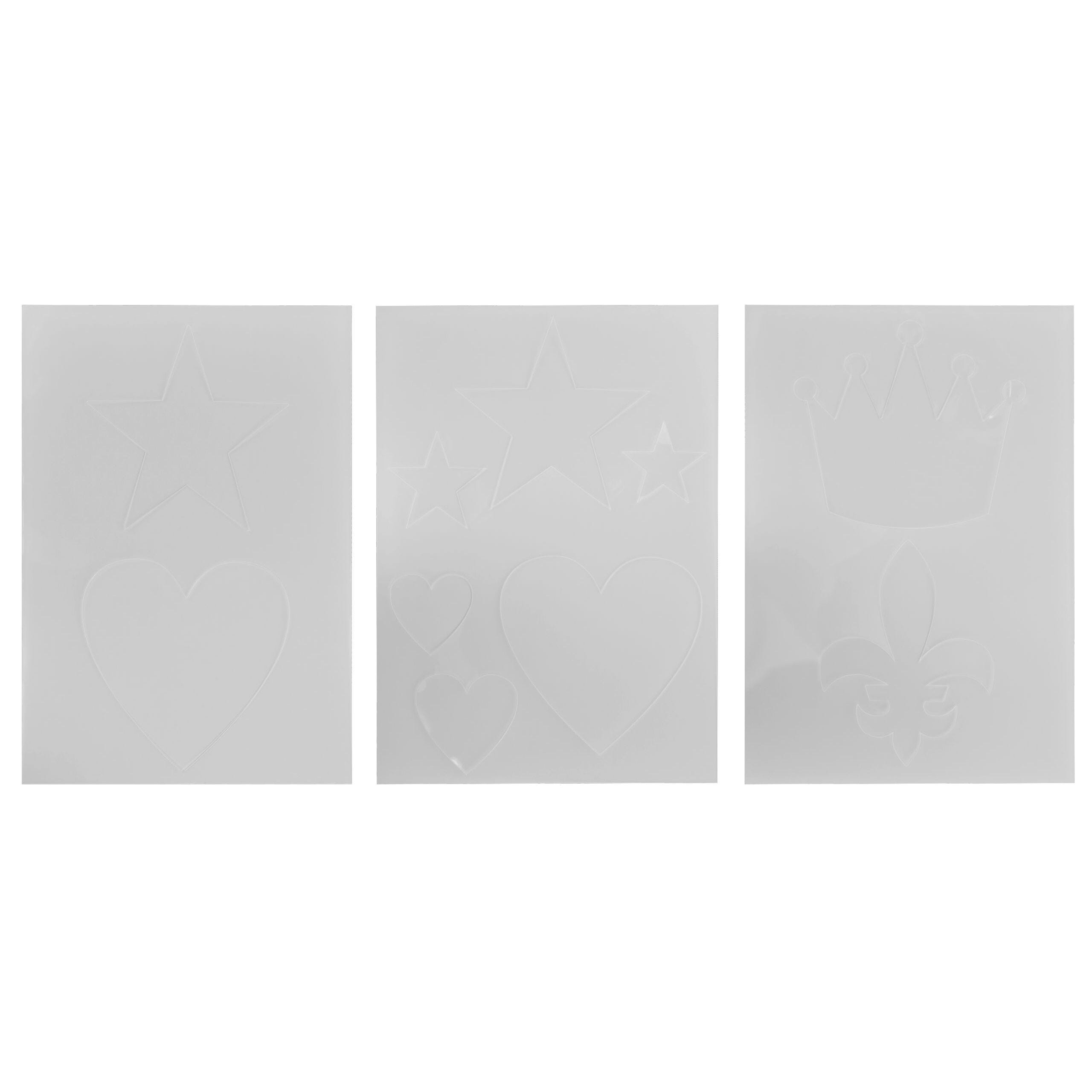 Scherschablone für Pferde, 3-er Set