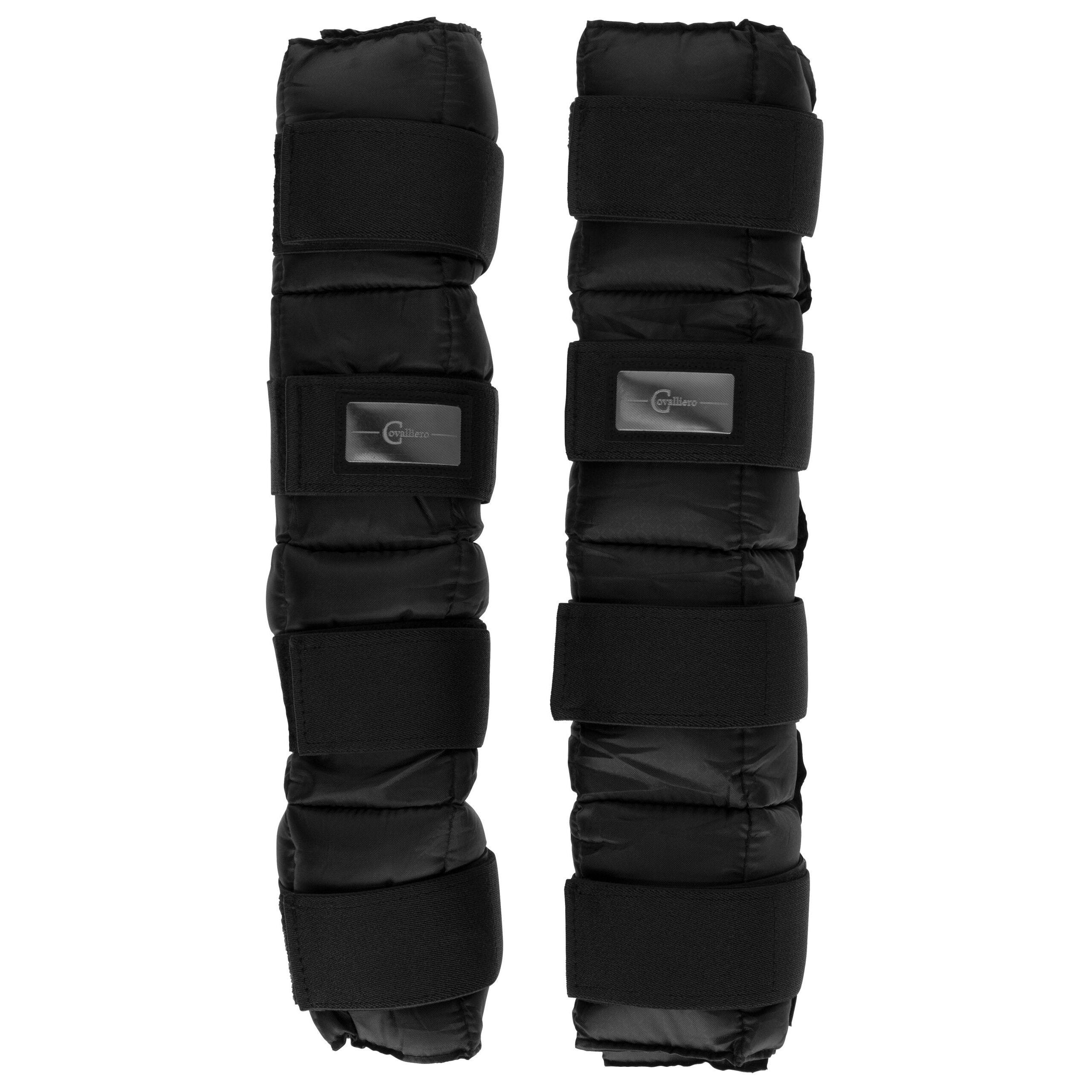 Kühlgamasche paarweise,schwarz Einheitsgröße,m.Kühlpacks