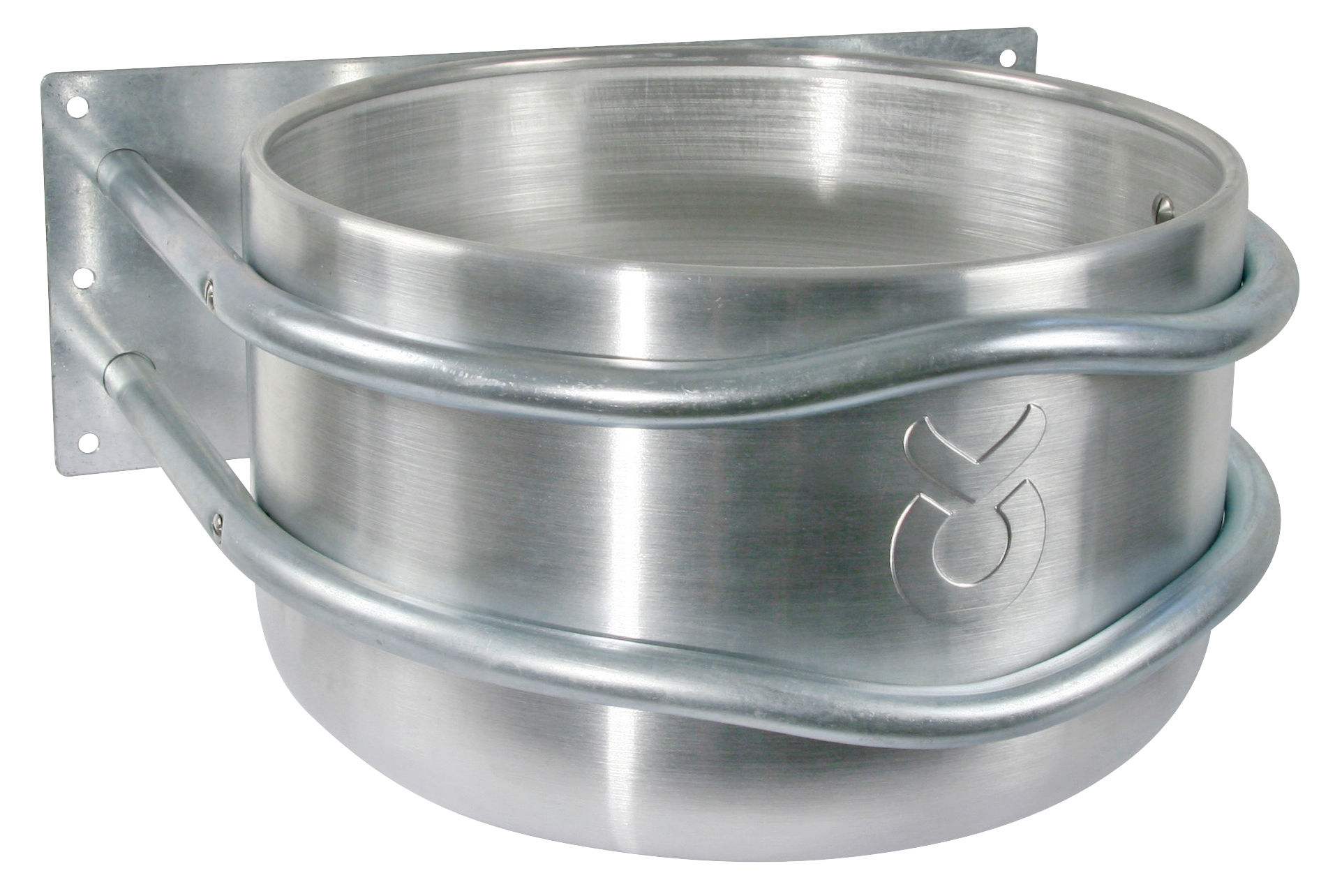 Futtertrog Aluminium, ca. 18l, mit Ablauf