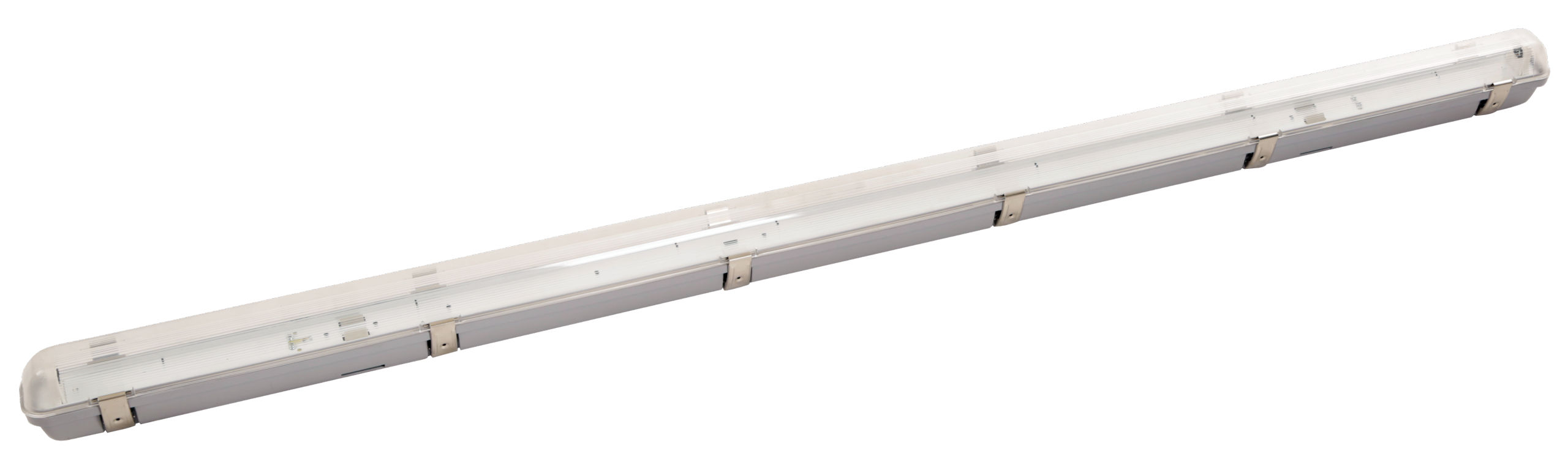 Feuchtraum-Wannenleuchte für LED-Röhren 120cm.