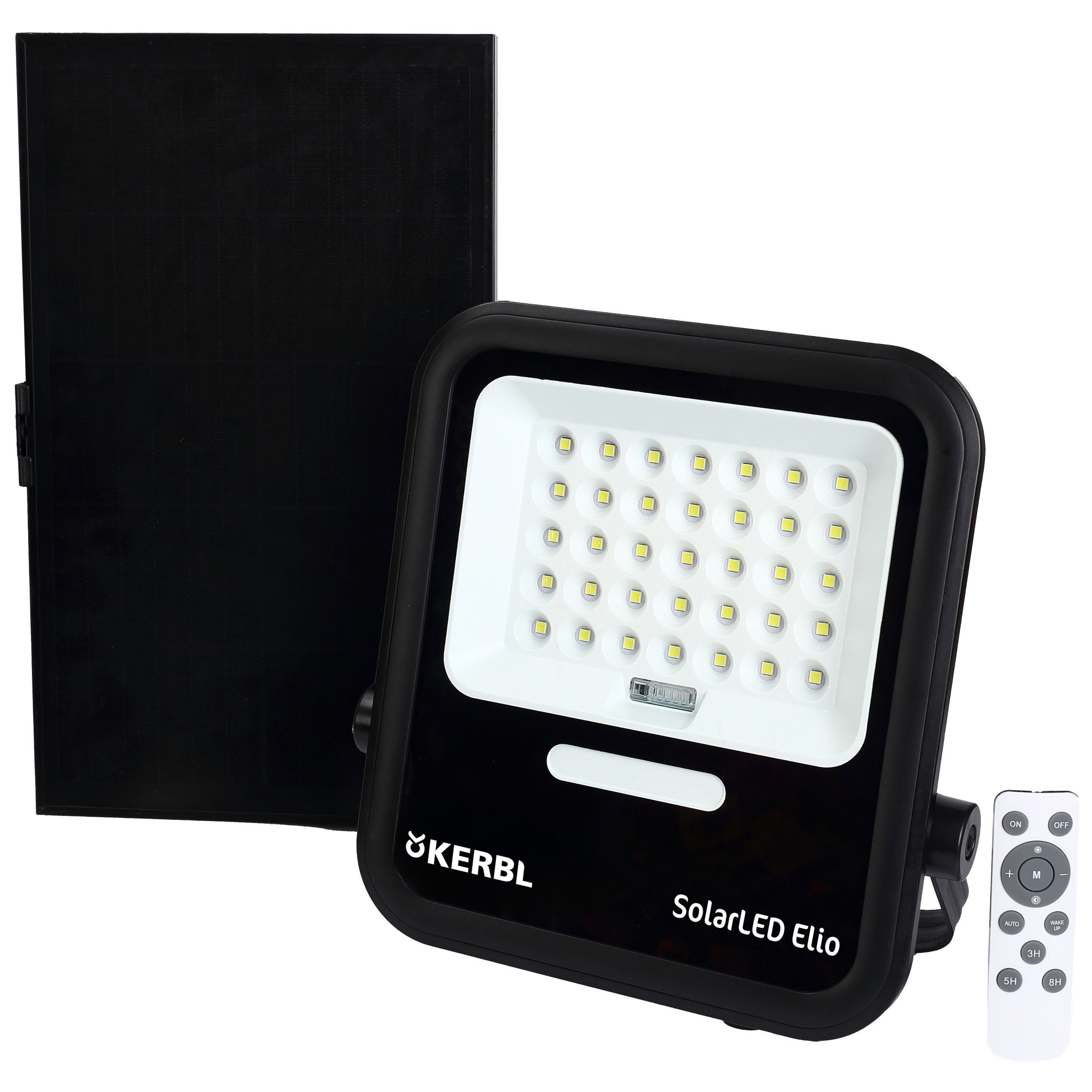 SolarLED Elio, LED-Außenstrahler mit externem Solarmodul