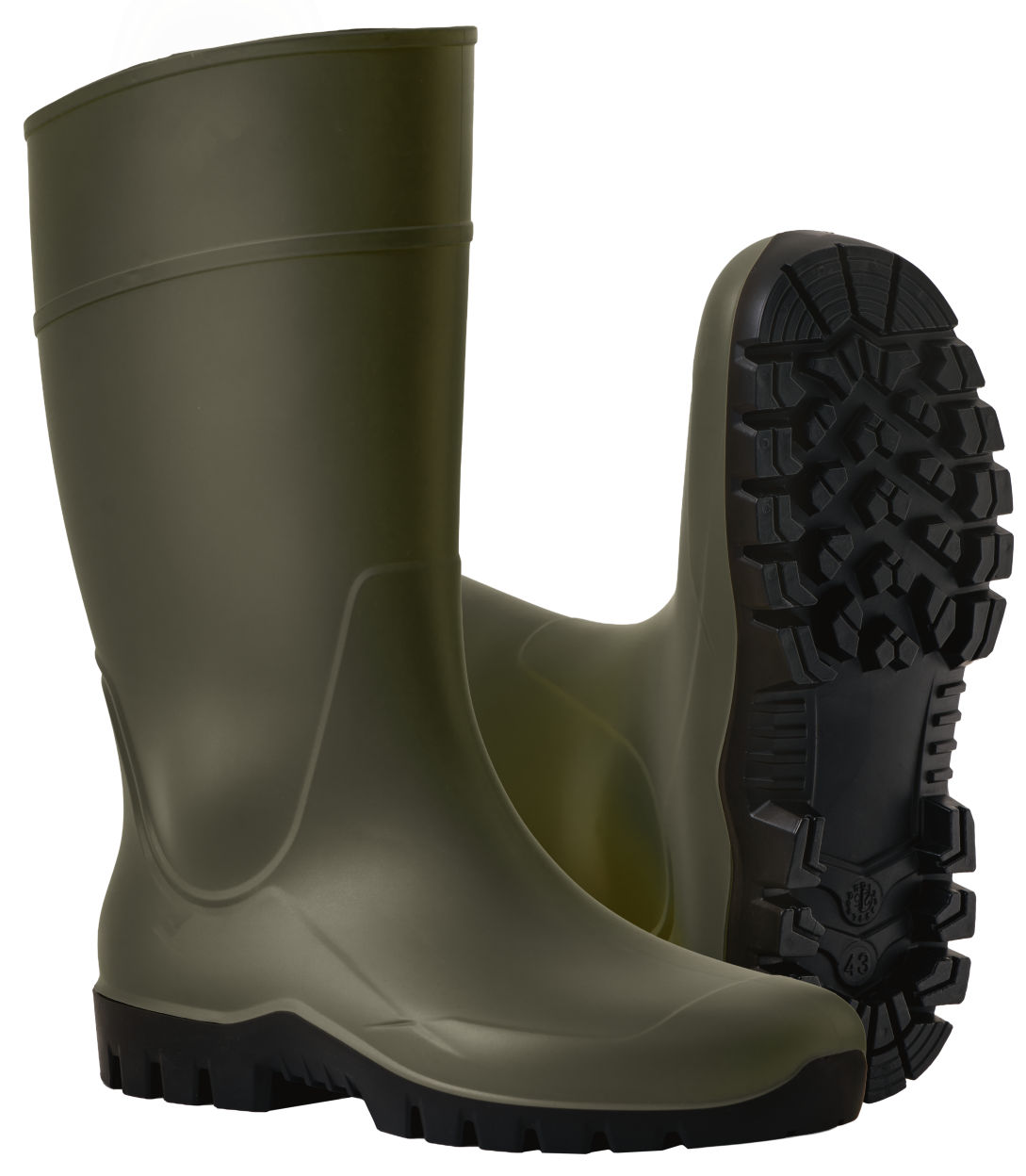 Nora Arbeitsstiefel RANCH HIGH Gr. 44 PVC, olivgrün