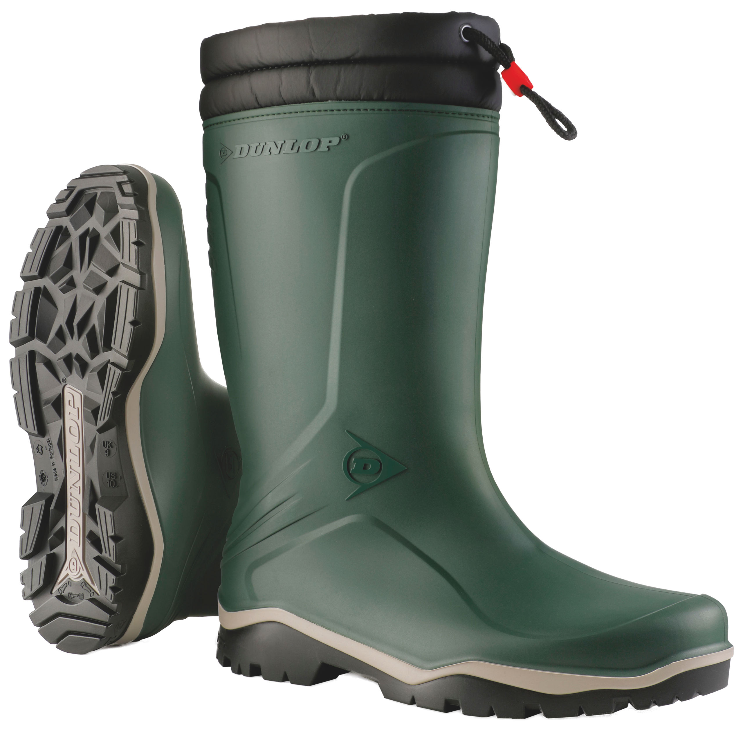 Dunlop Blizzard Gr. 46 PVC Winterboot, dunkelgrün