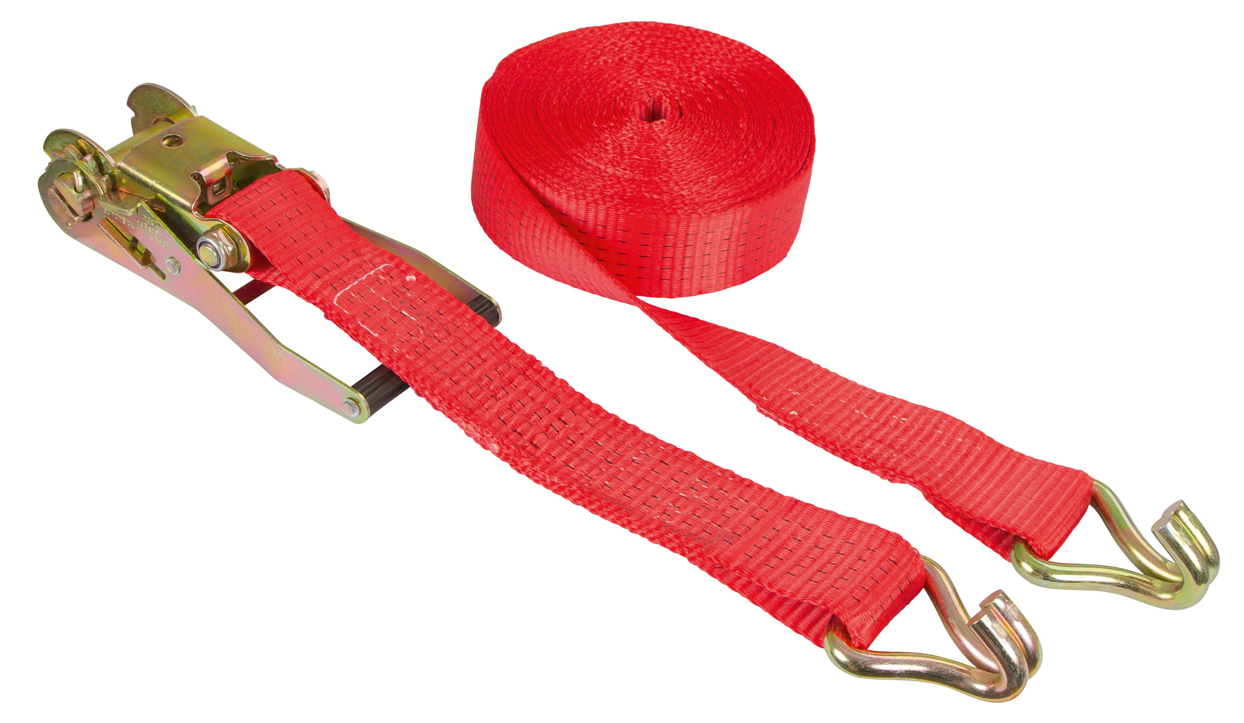 Ratschenzurrgurt 2-tlg. 50mm / 8m 2500/5000kg, rot