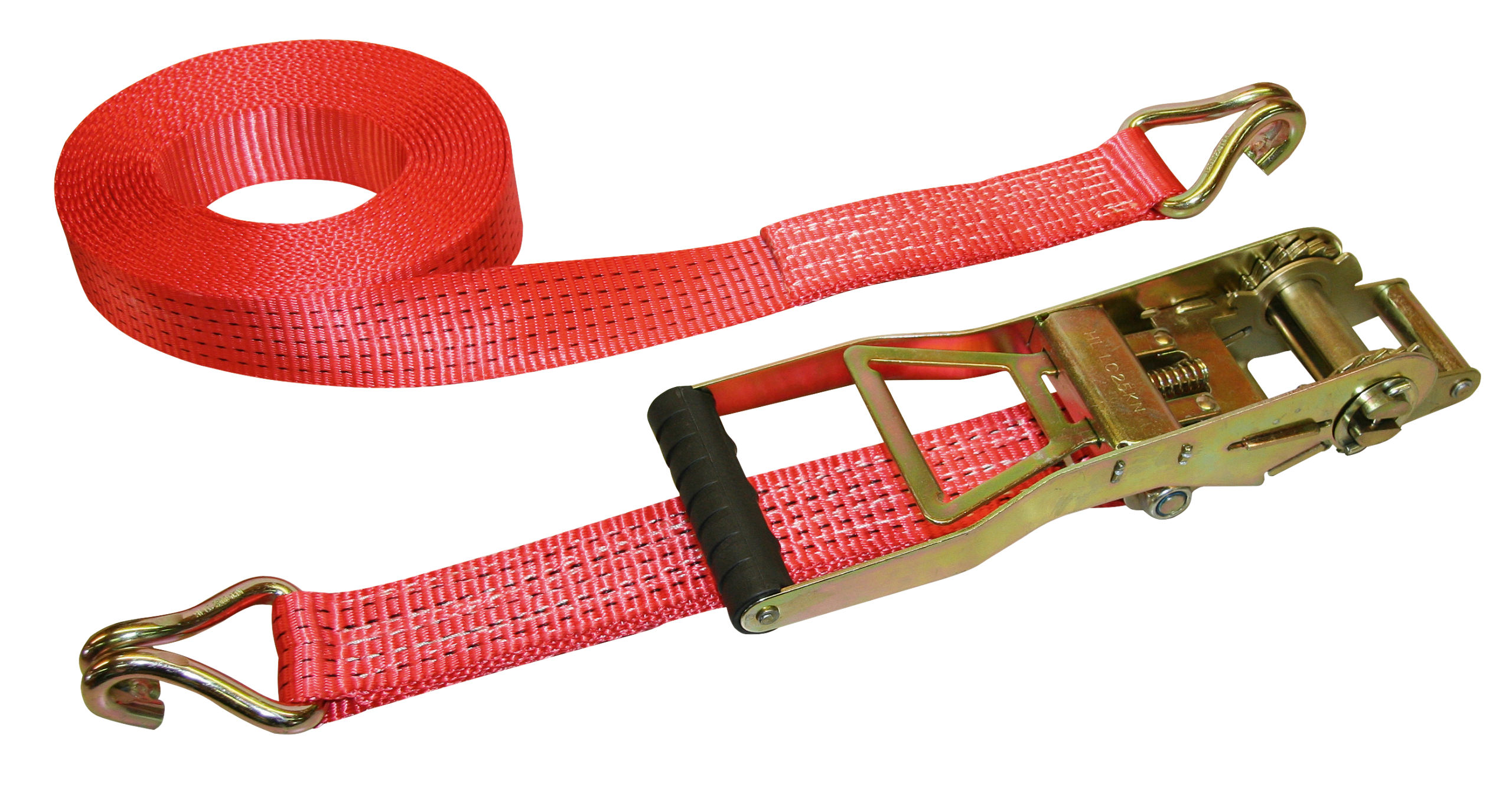Langhebelratschenzurrgurt 2-tlg. 50mm / 8m, 2500/5000kg, rot