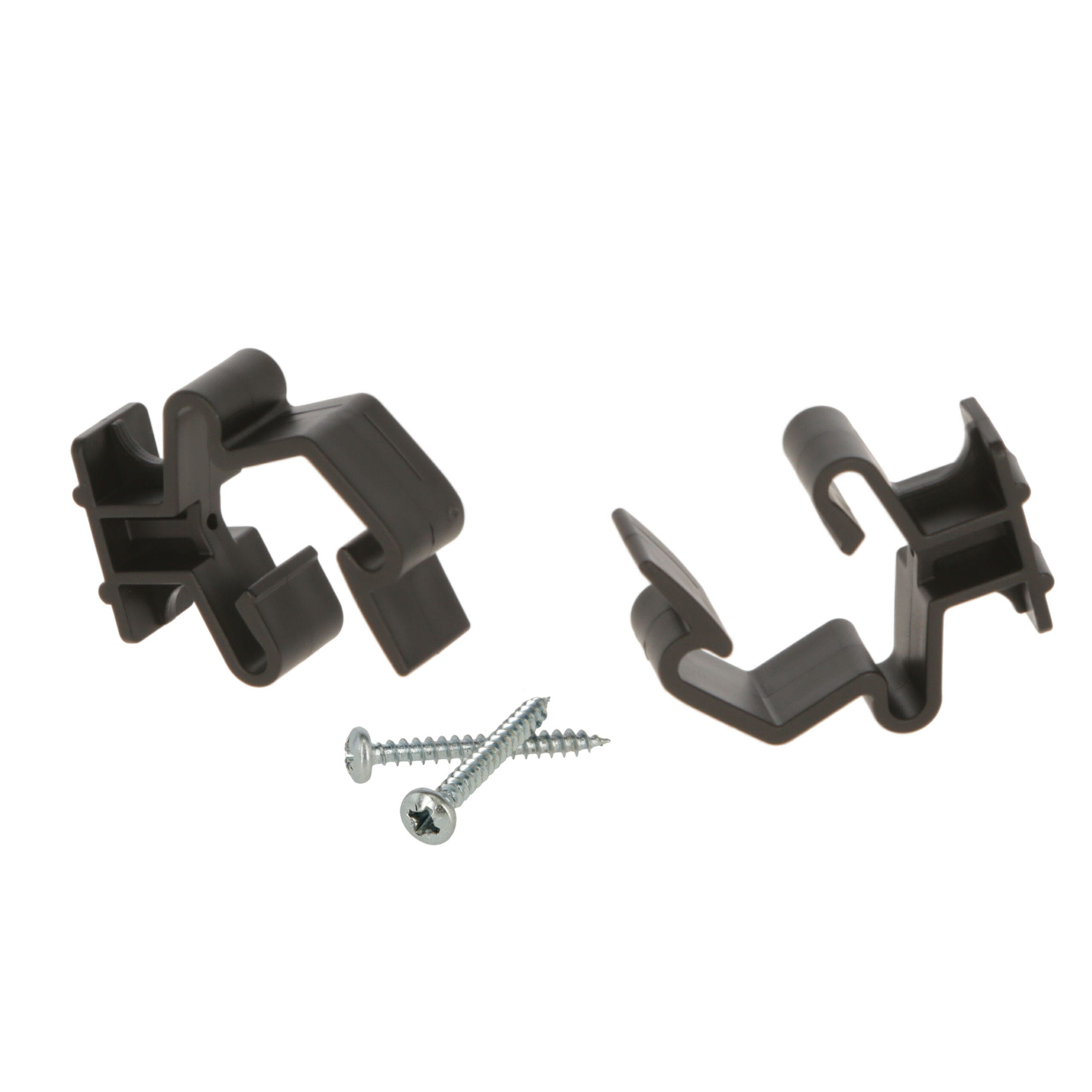 T-Post Universalclip, 8 Clips inkl. 8 Schrauben, schwarz