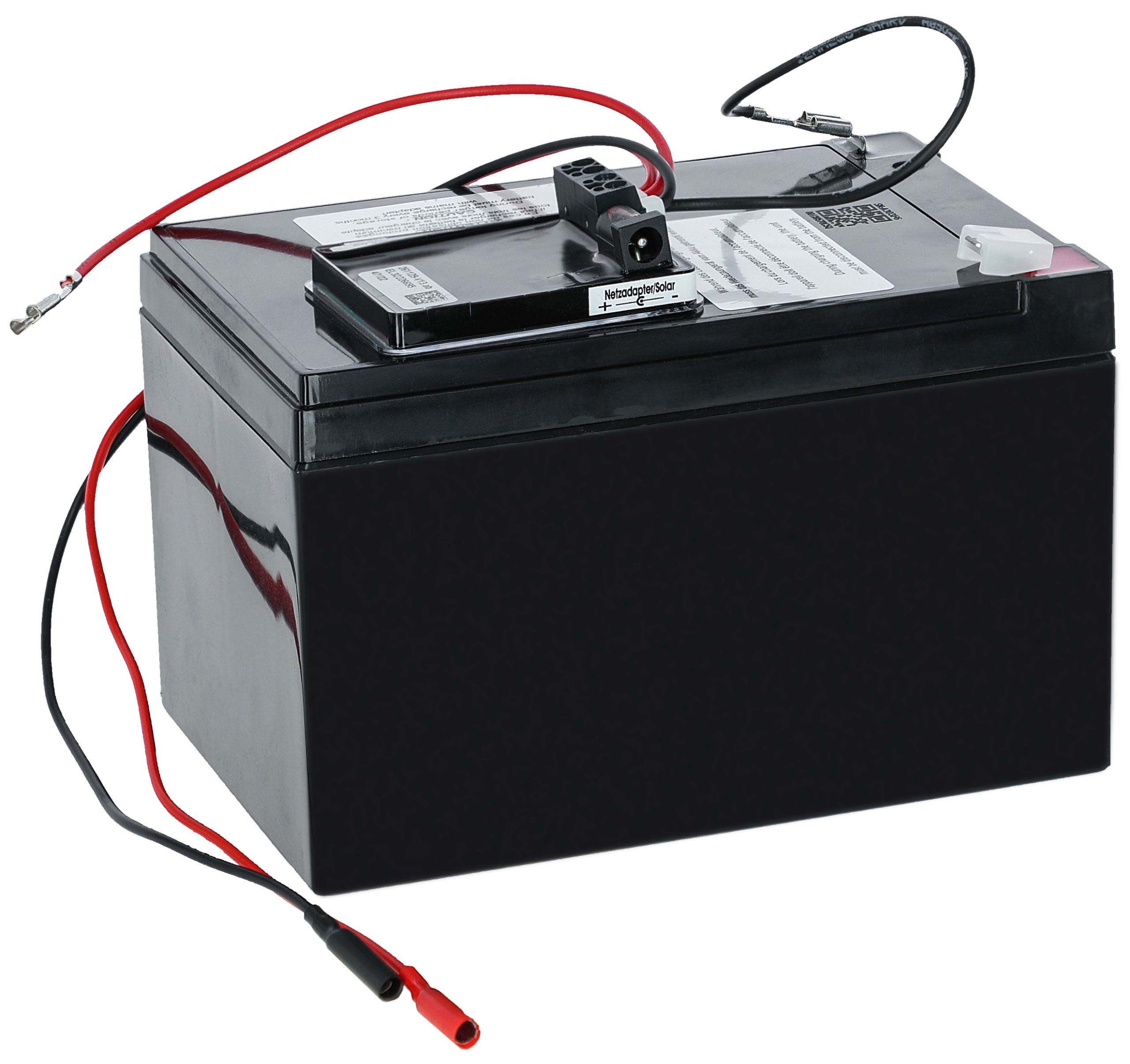 Power AGM 12V, 15Ah, inkl. Laderegler und Netzladegerät