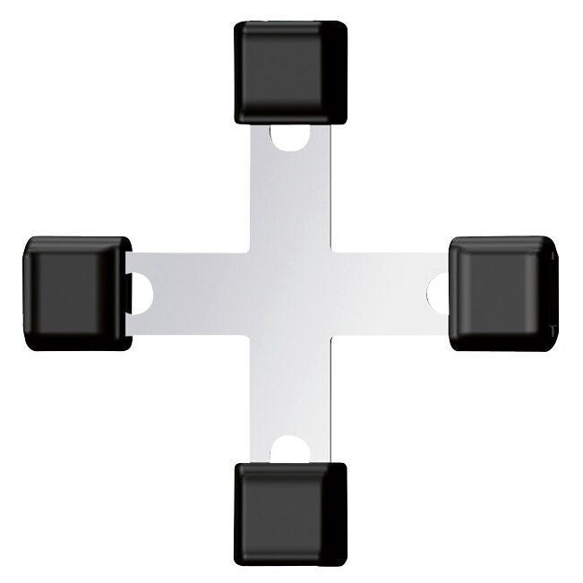 Litzclip Litzen-Kreuzverbinder 3mm, Edelstahl, 5 Stück