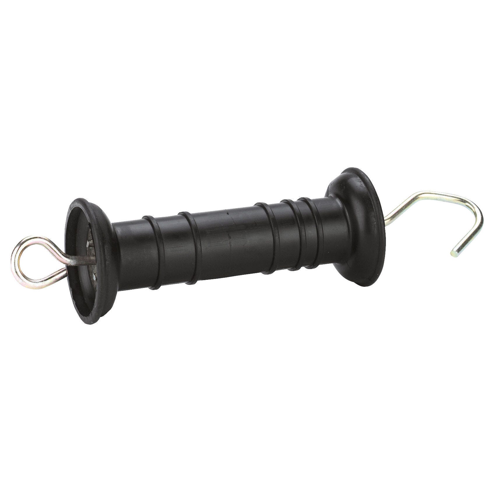 Torgriff schwarz mit Haken 1 St. mit Etikett