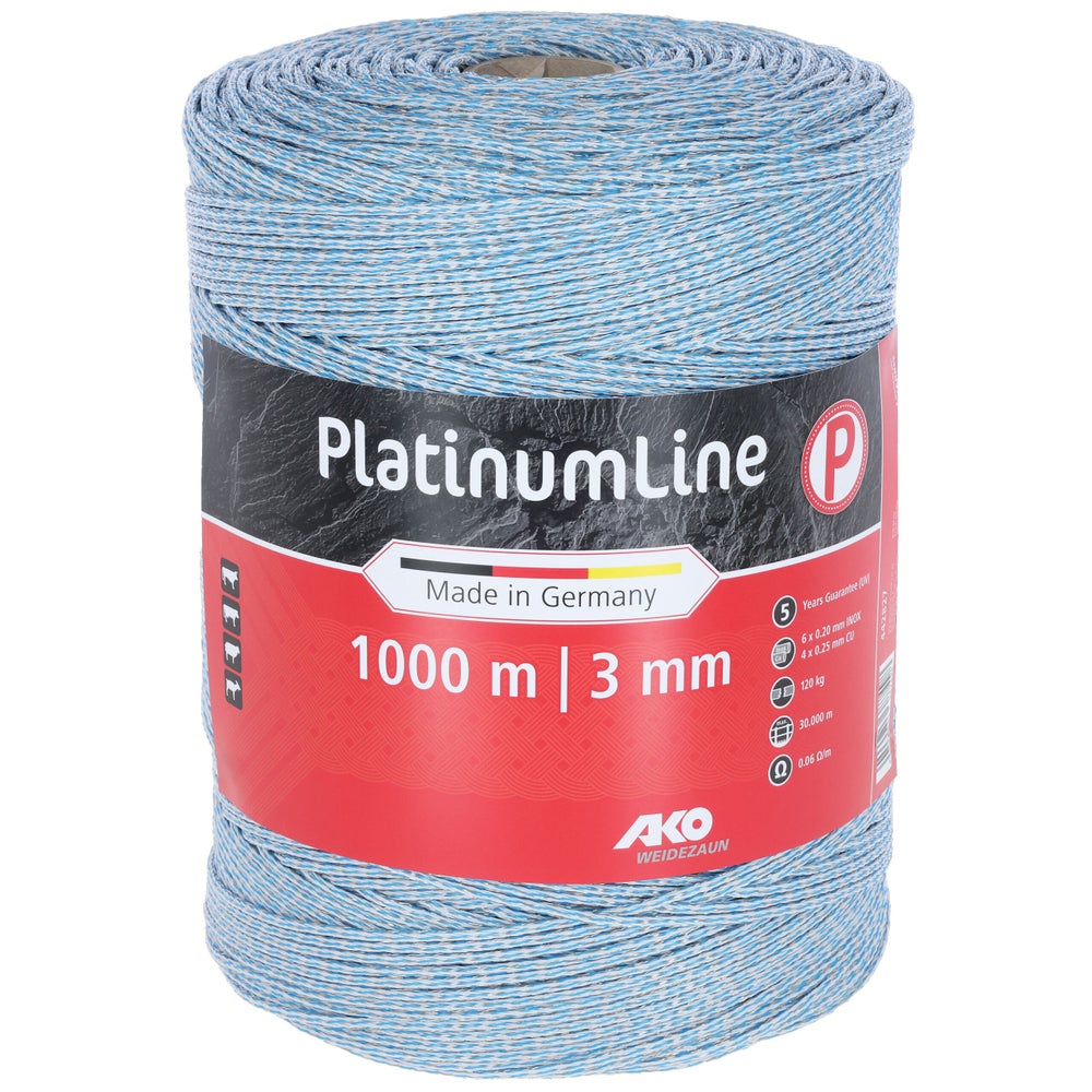 PlatinumLine Litze weiß/blau, 2x 300m, 6x 0,2 Niro, 4x 0,25 Cu