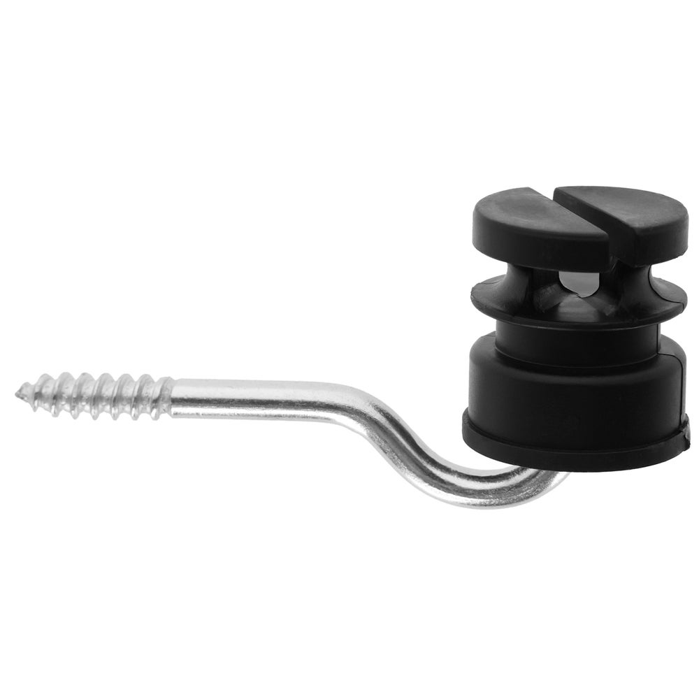 Schlitzisolator schwarz 5,3 mm Stütze, 30 St. im HB