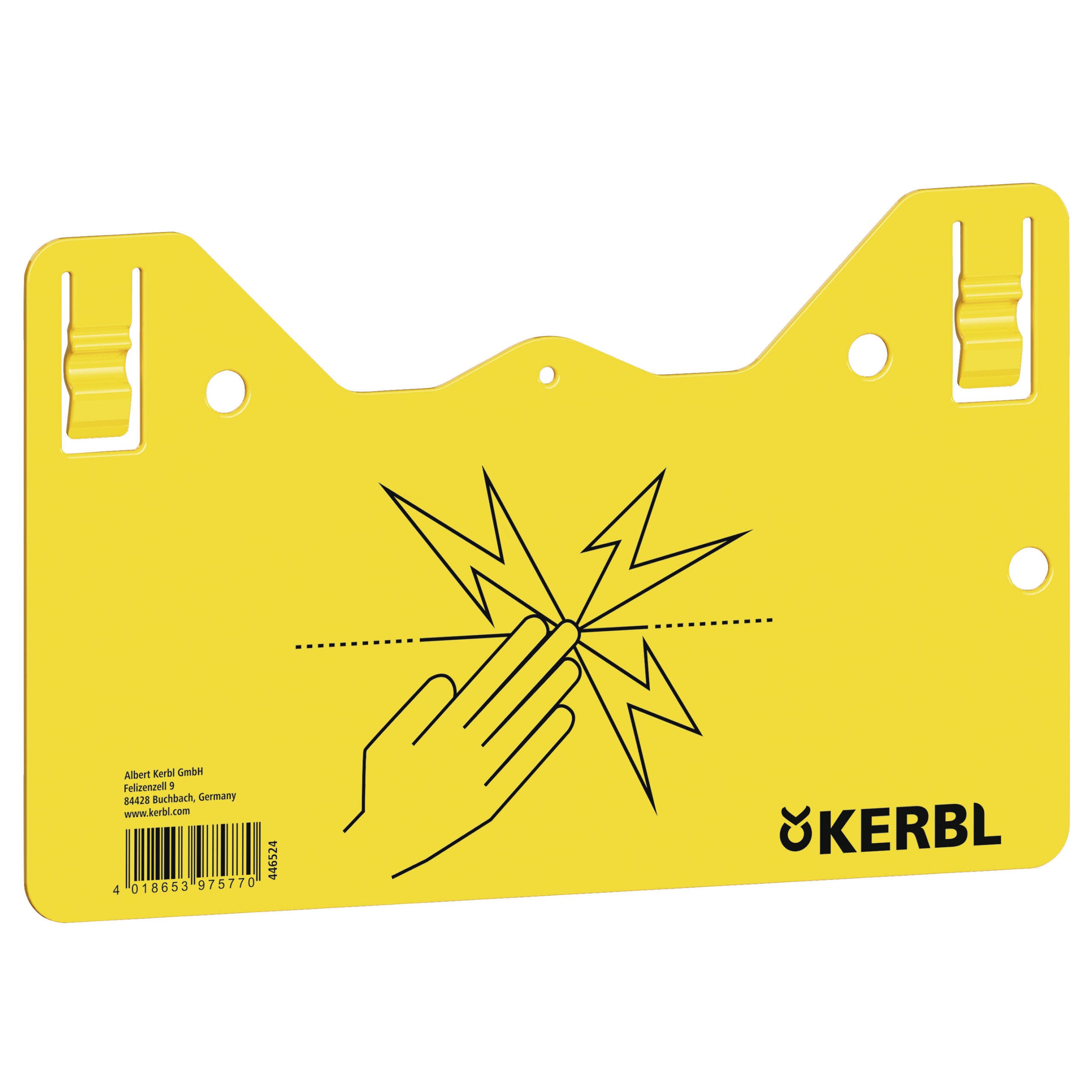 KERBL Warnschild "hook-in" 2-seitig bedruckt, deutsch