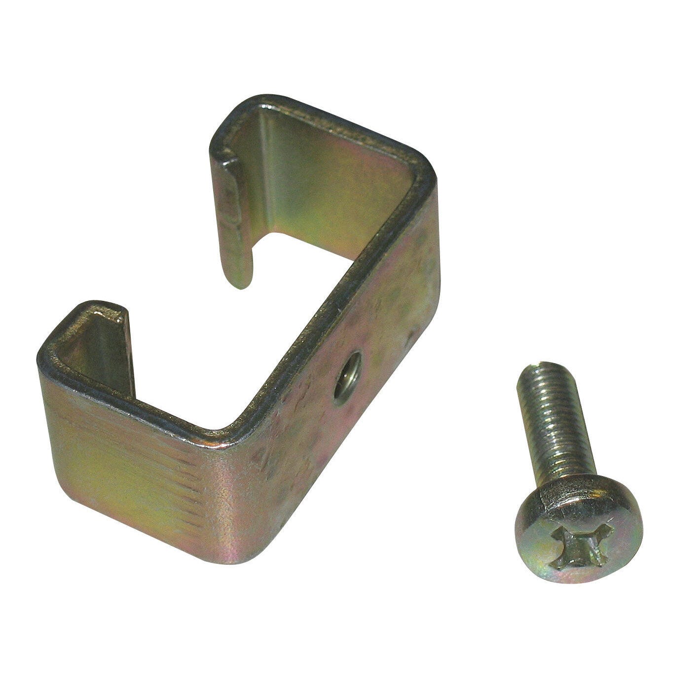 T-Pfahl-Klammer mit Schraube (6mm-Loch)