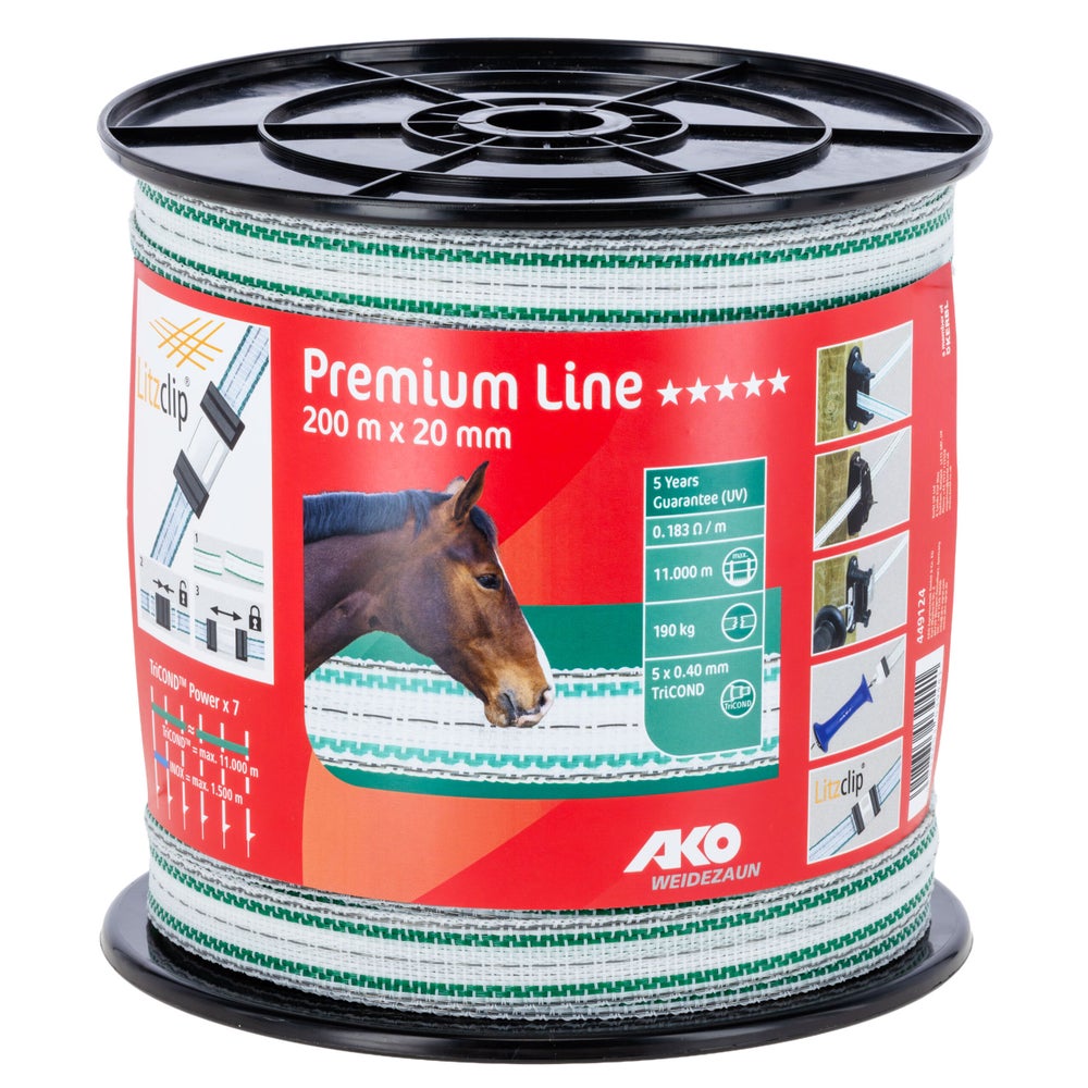 TriCond-Band orange/braun 10x0,40 TriC, 40mm, 200m