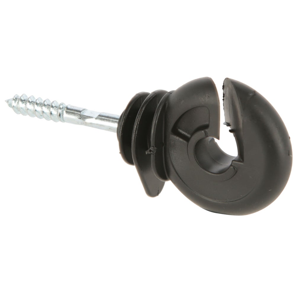 Ringisolator kompakt, schwarz durchgehende Stütze