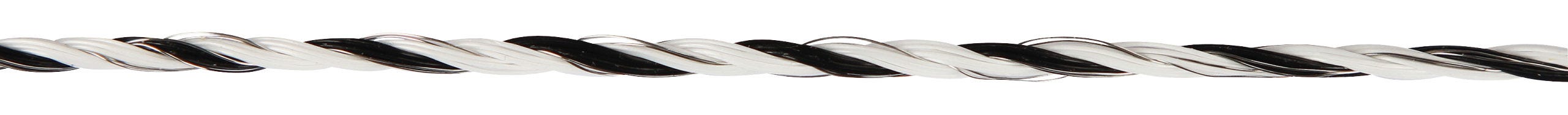 Eurohaspel + TopLine, 300m, weiß/schwarz 5x 0,20 mm Niro, 1x 0,25 mm CU