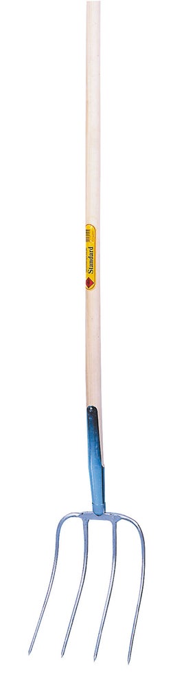 Streugabel, 3zk., 26 x 20cm mit 135cm-Eschenstiel