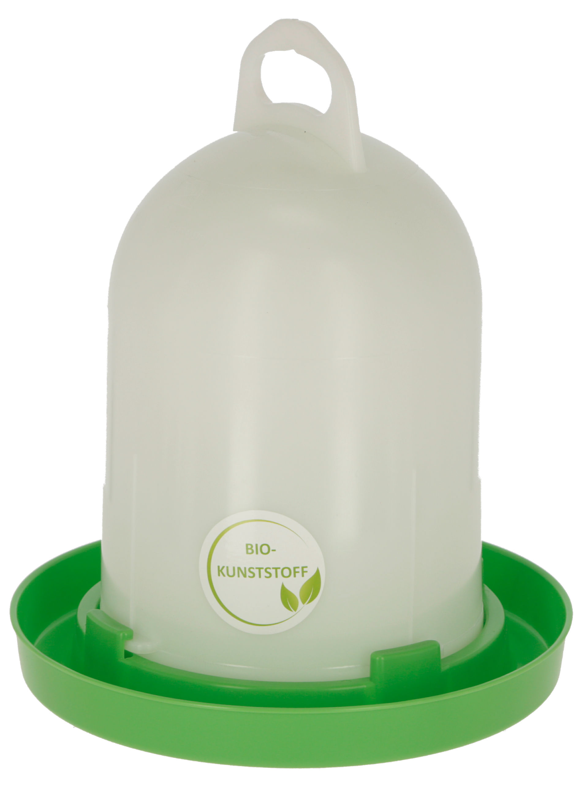 Kunststofftränke 5,5 l für Küken u. Hühner, grün/weiß