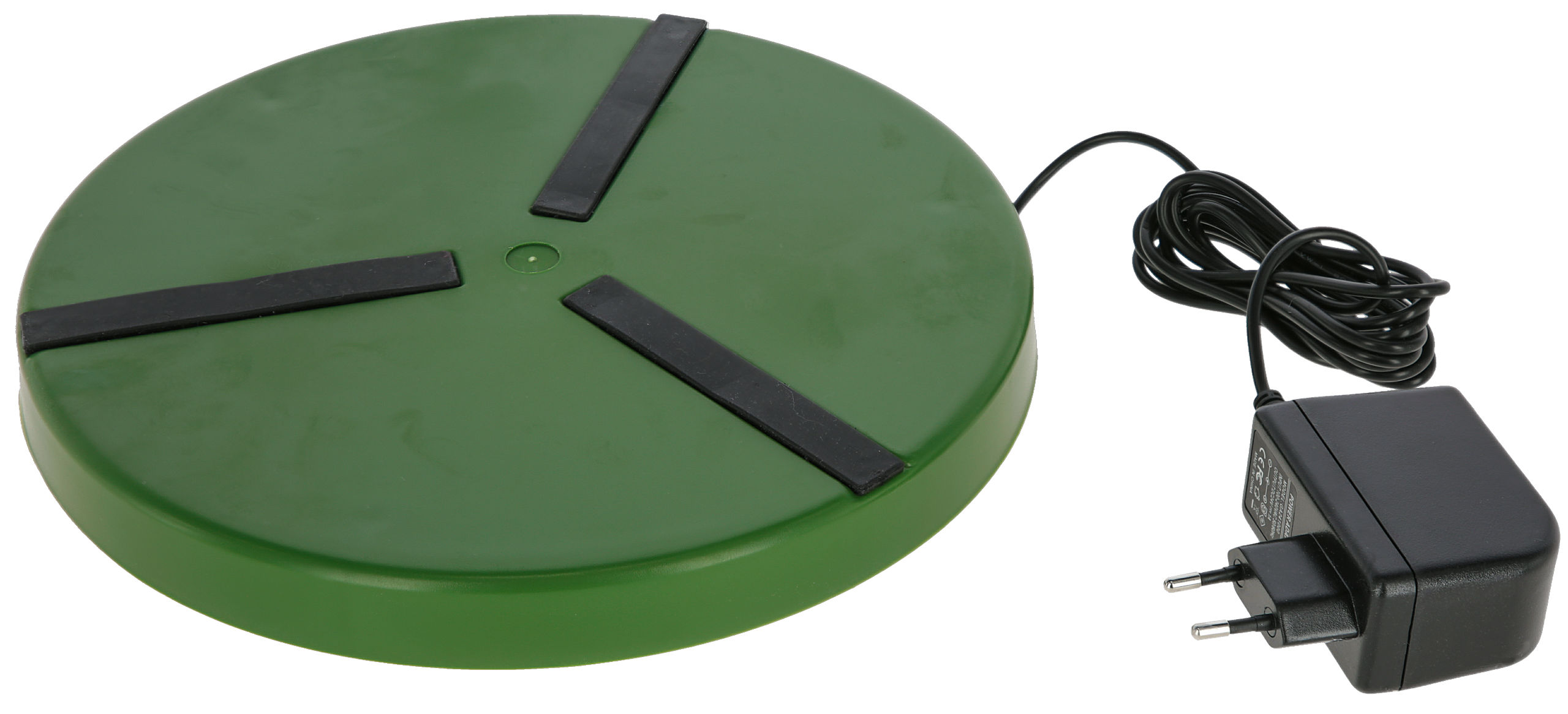 Heizplatte für Geflügeltränken Ø250mm; 24V, 15W, mit Netzteil