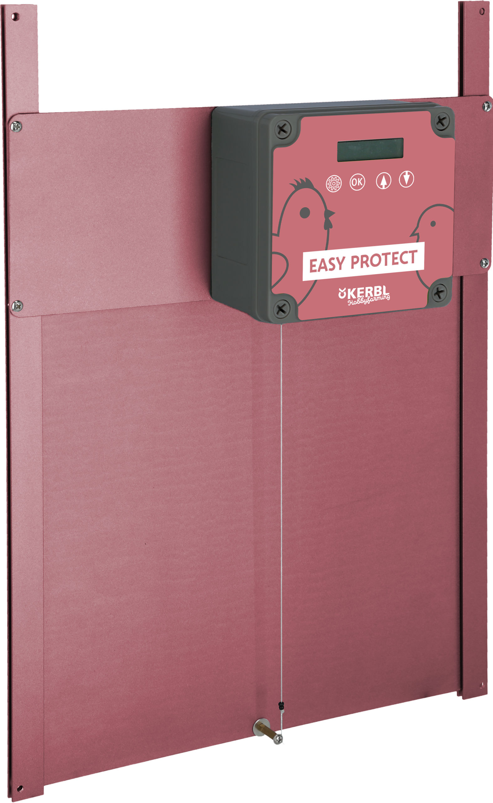 Autom. Hühnertür Easy Protect Steuerung mit Tür, Rosé Edition