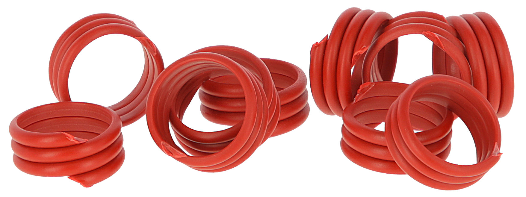 Spiralring 20 mm rot, Kunststoff, 100 Stück