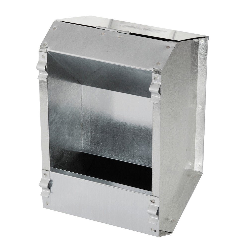 Futterautomat f. Kaninchen 2 Freßplätze aus Metall 3L